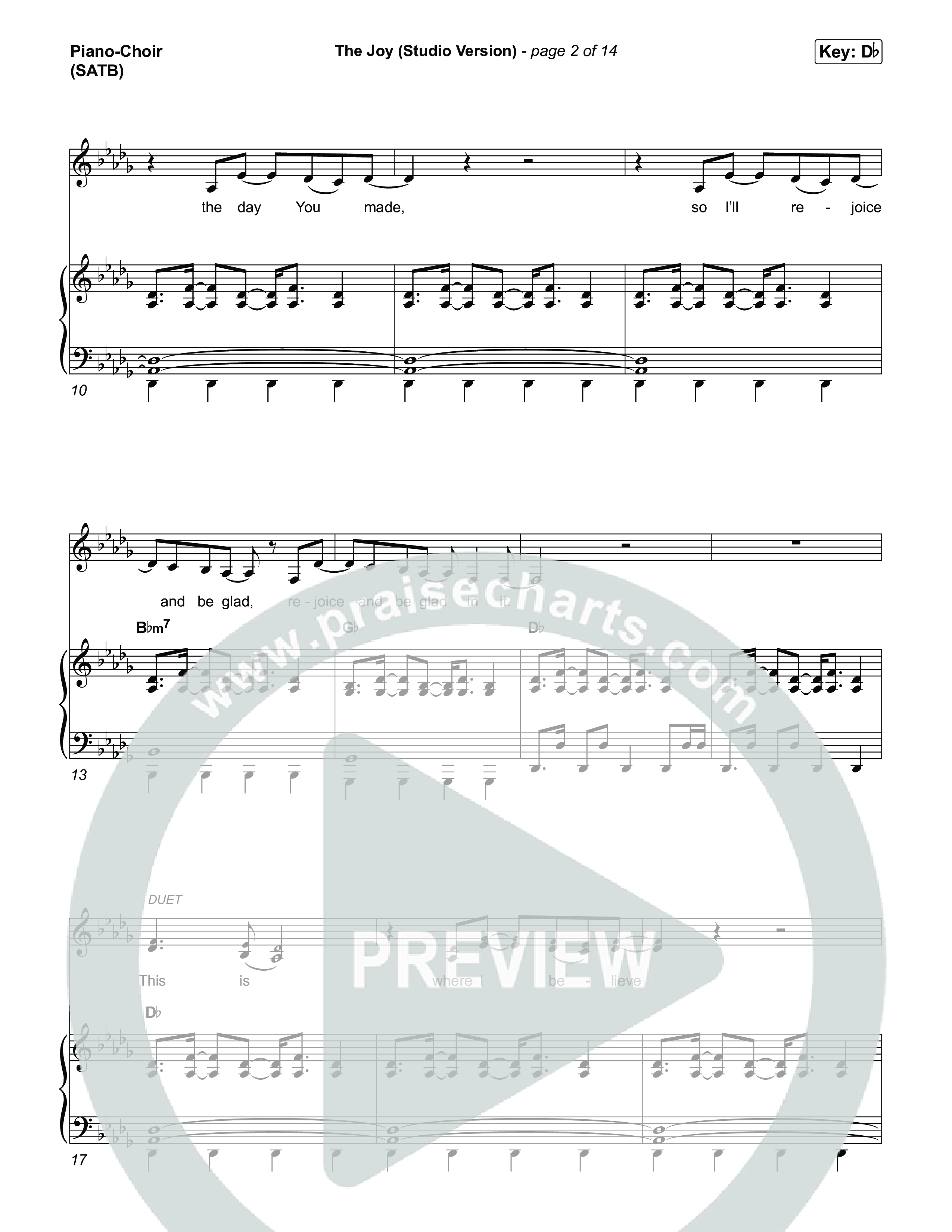 The Joy (Studio) Piano/Vocal Pack (The Belonging Co / David Dennis / Shantrice Laura / Andrew Holt)