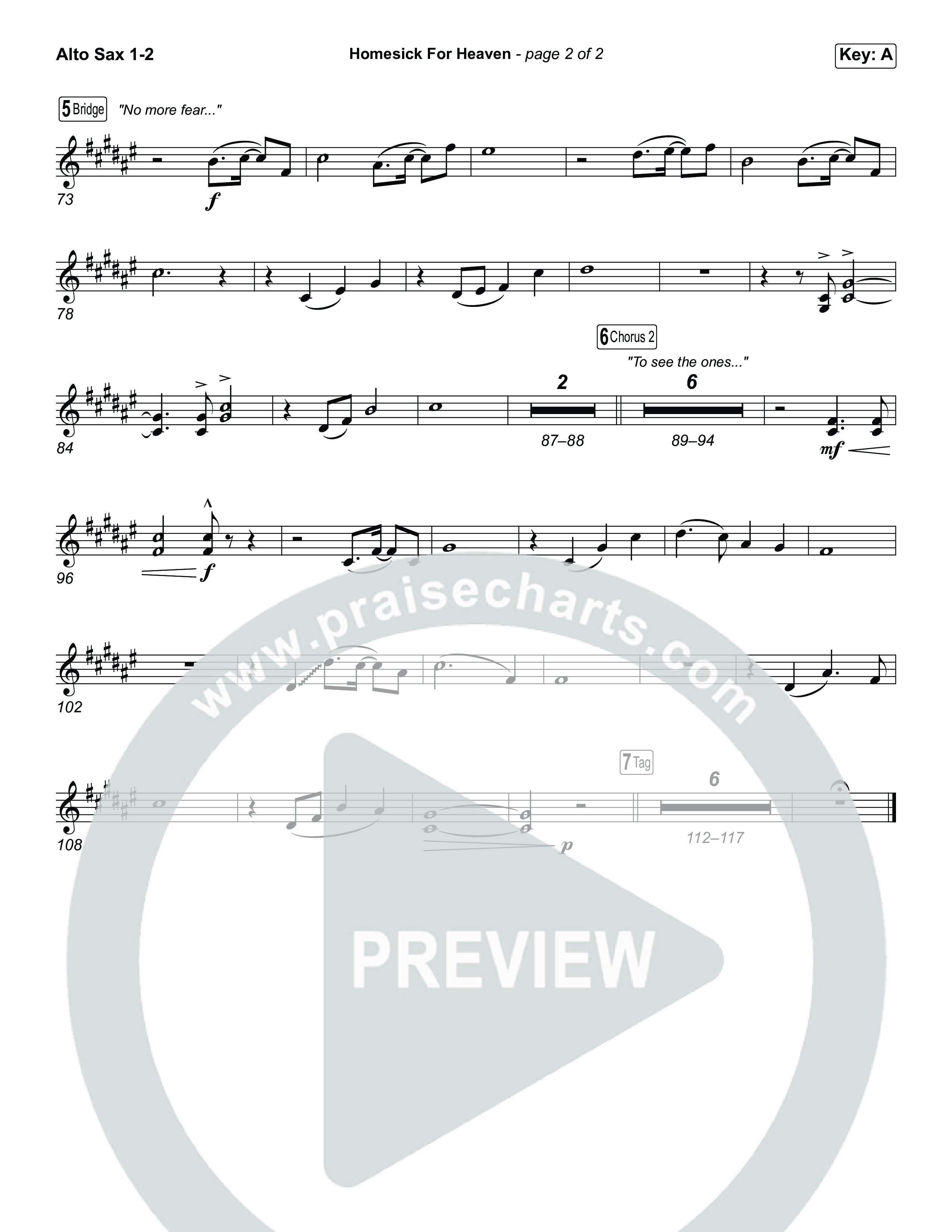 Homesick For Heaven (Worship Choir/SAB) Sax Pack (Phil Wickham / Arr. Luke Gambill)