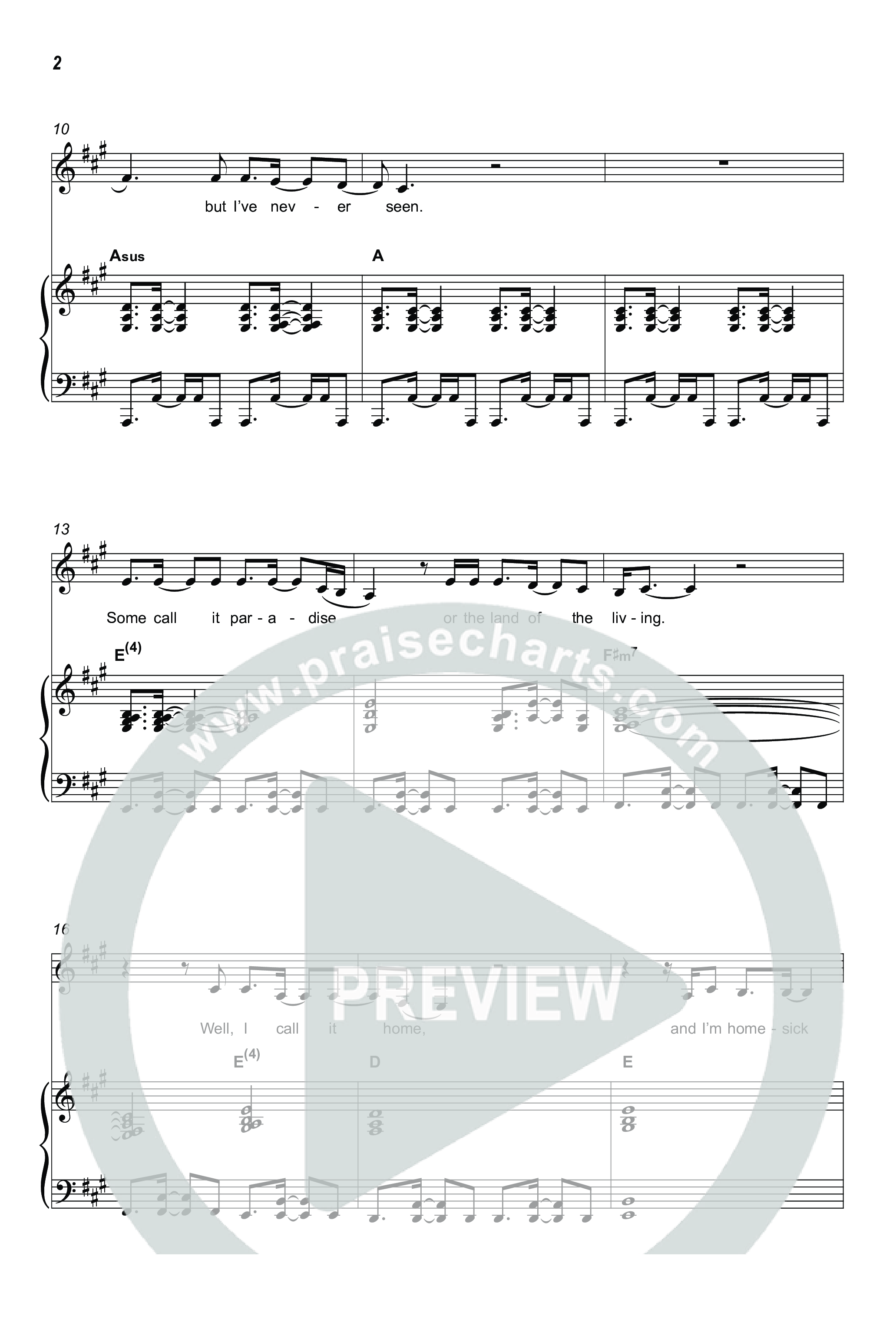 Homesick For Heaven (Worship Choir/SAB) Octavo (SAB & Pno) (Phil Wickham / Arr. Luke Gambill)