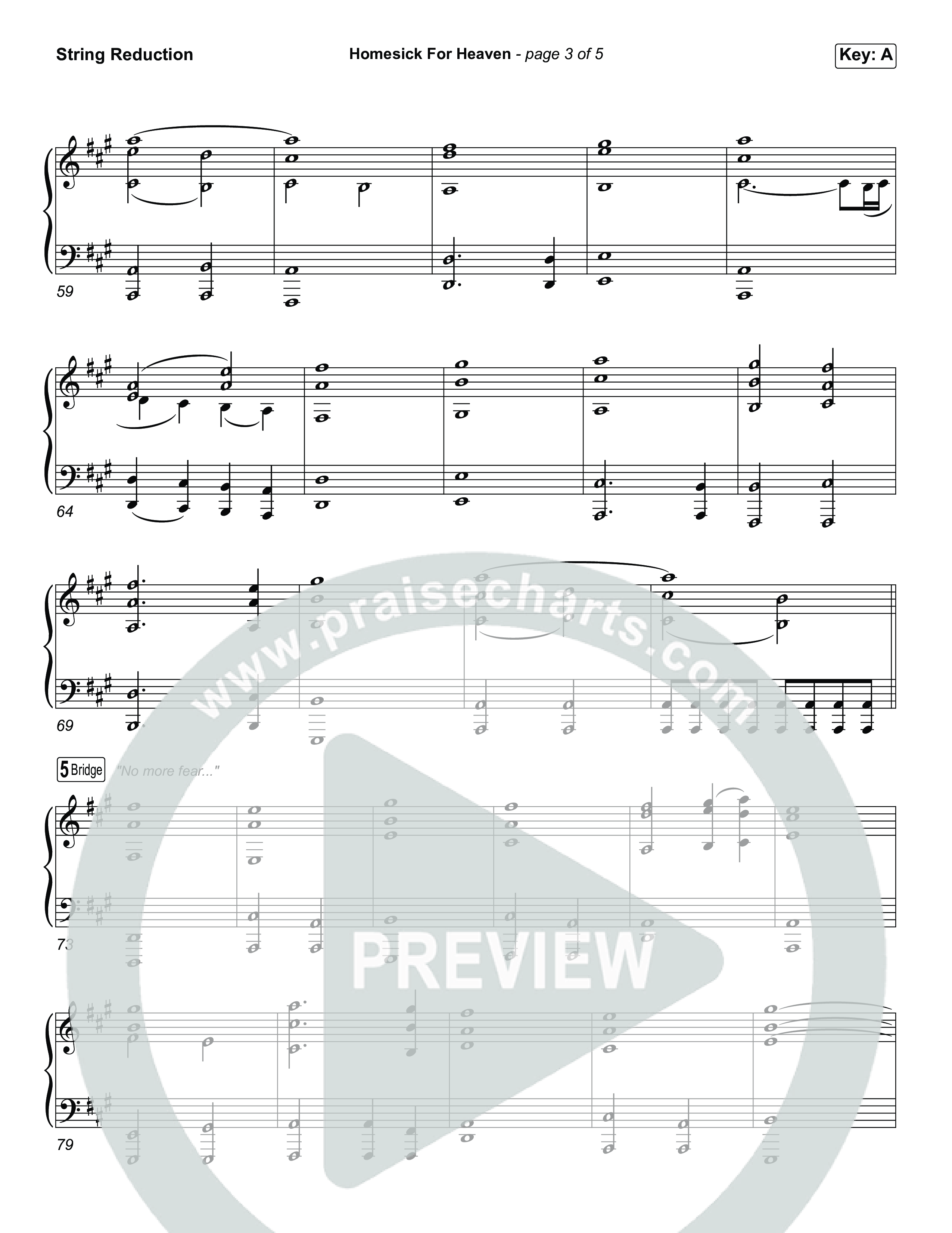 Homesick For Heaven (Unison/2-Part) String Reduction (Phil Wickham / Arr. Luke Gambill)