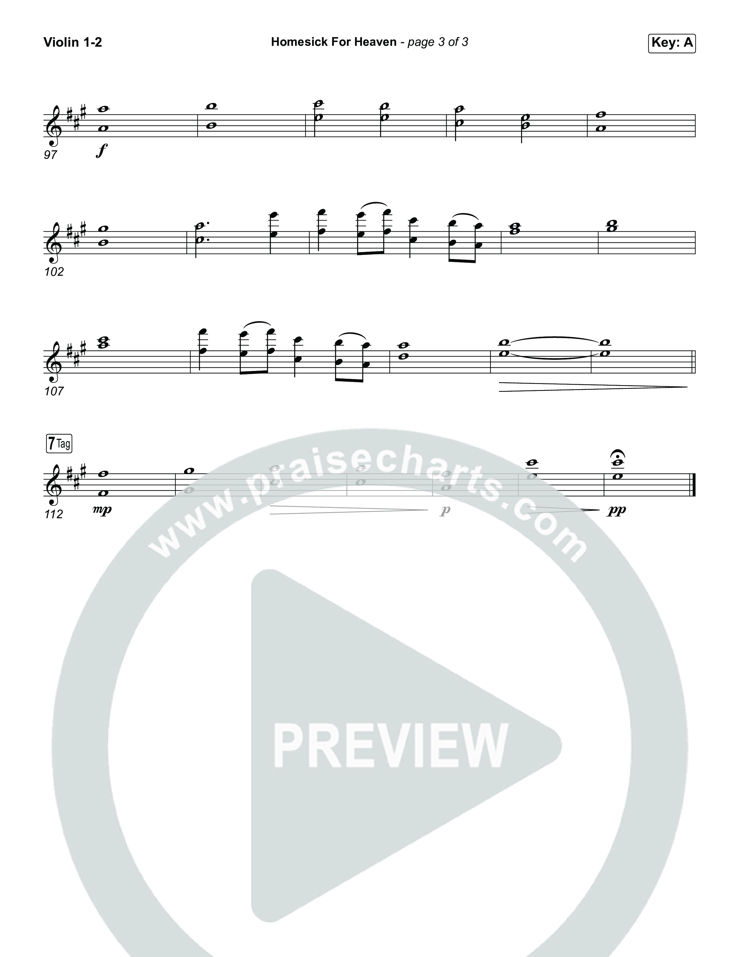 Homesick For Heaven (Unison/2-Part) String Pack (Phil Wickham / Arr. Luke Gambill)