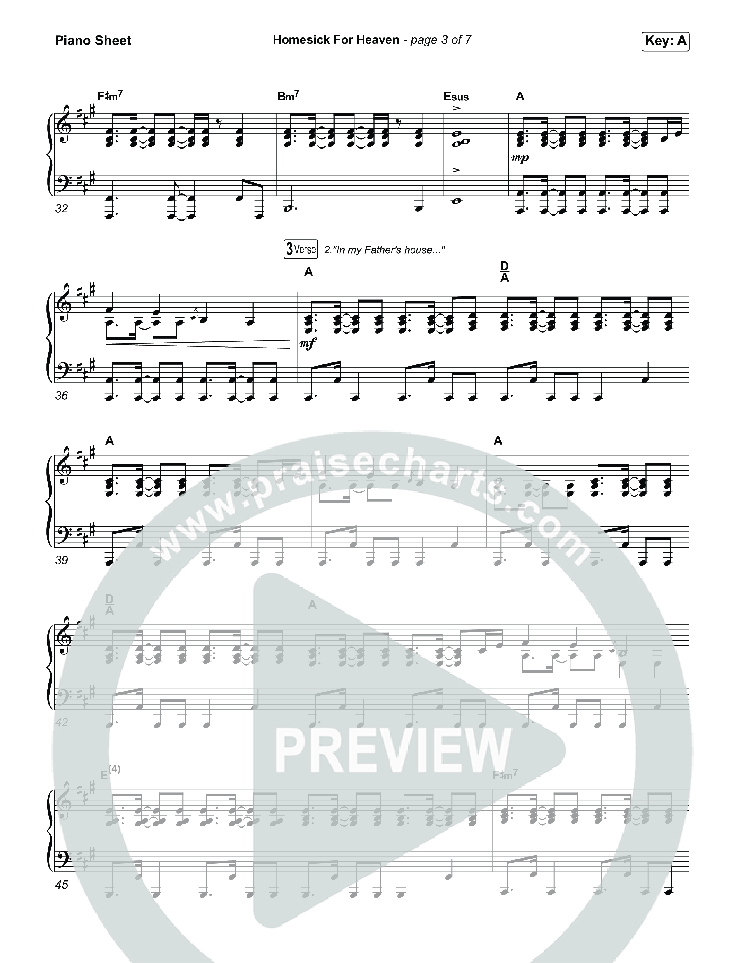 Homesick For Heaven (Sing It Now) Piano Sheet (Phil Wickham / Arr. Luke Gambill)