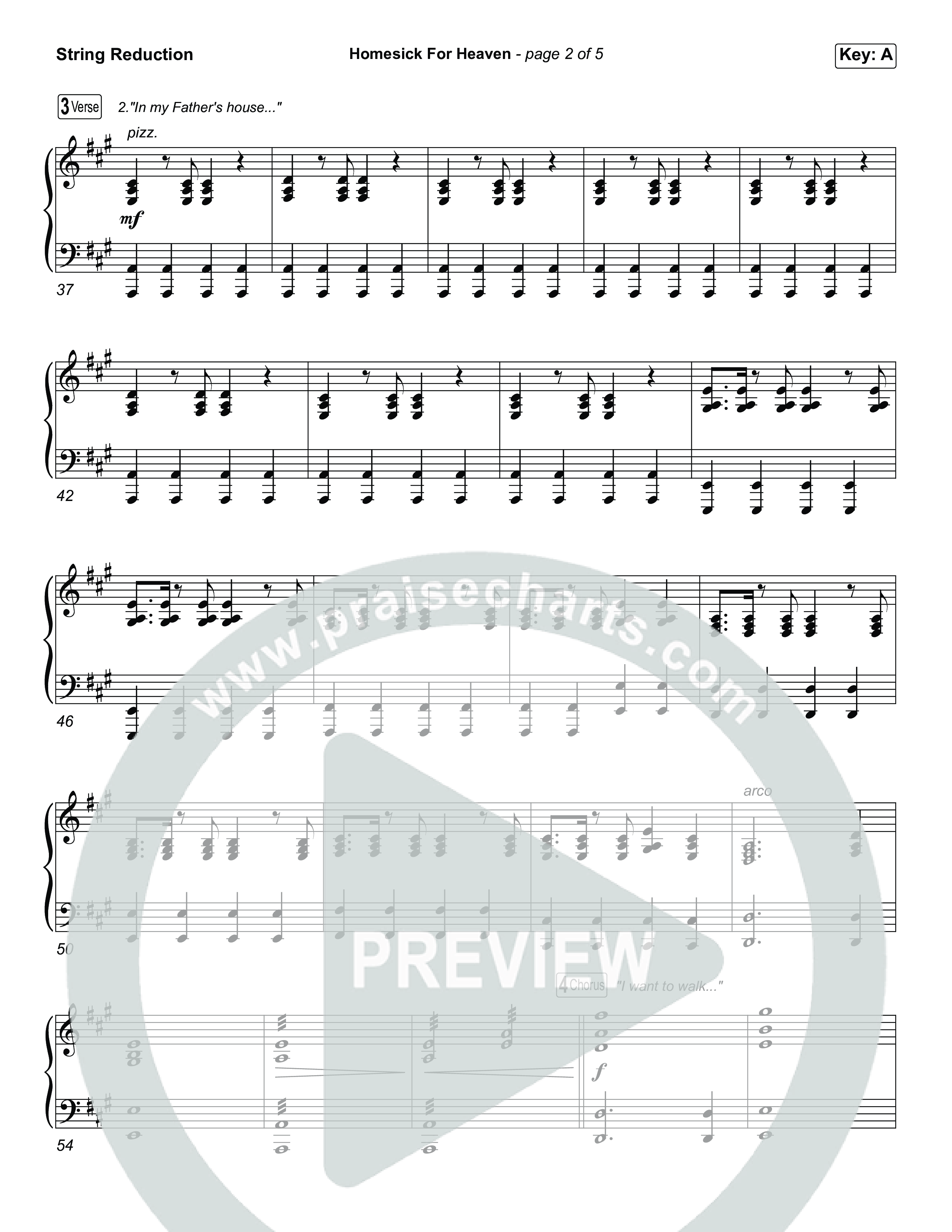 Homesick For Heaven (Sing It Now) String Reduction (Phil Wickham / Arr. Luke Gambill)