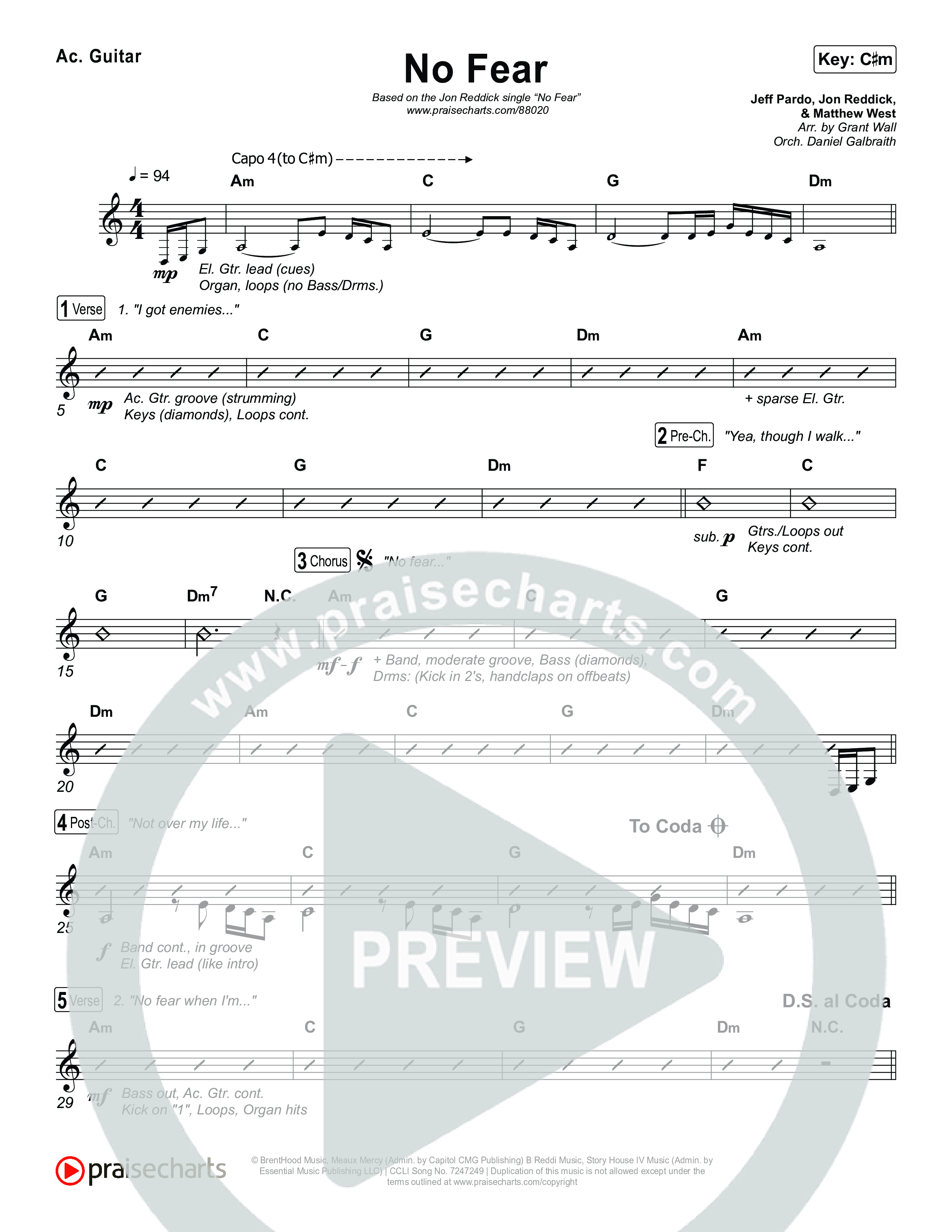 No Fear Acoustic Guitar (Jon Reddick)