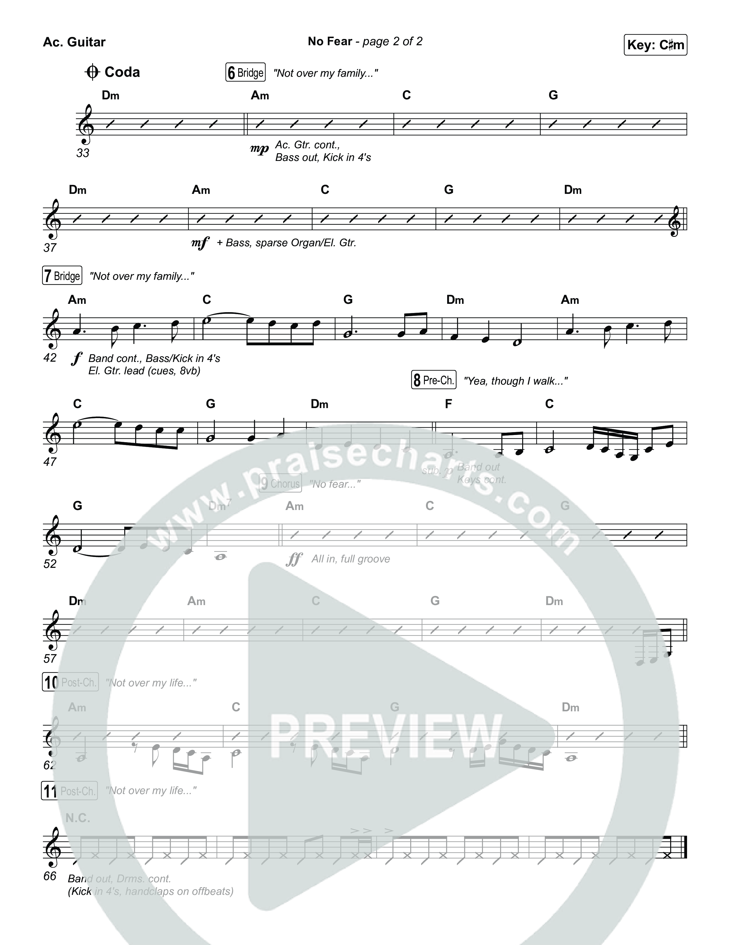 No Fear Acoustic Guitar (Jon Reddick)