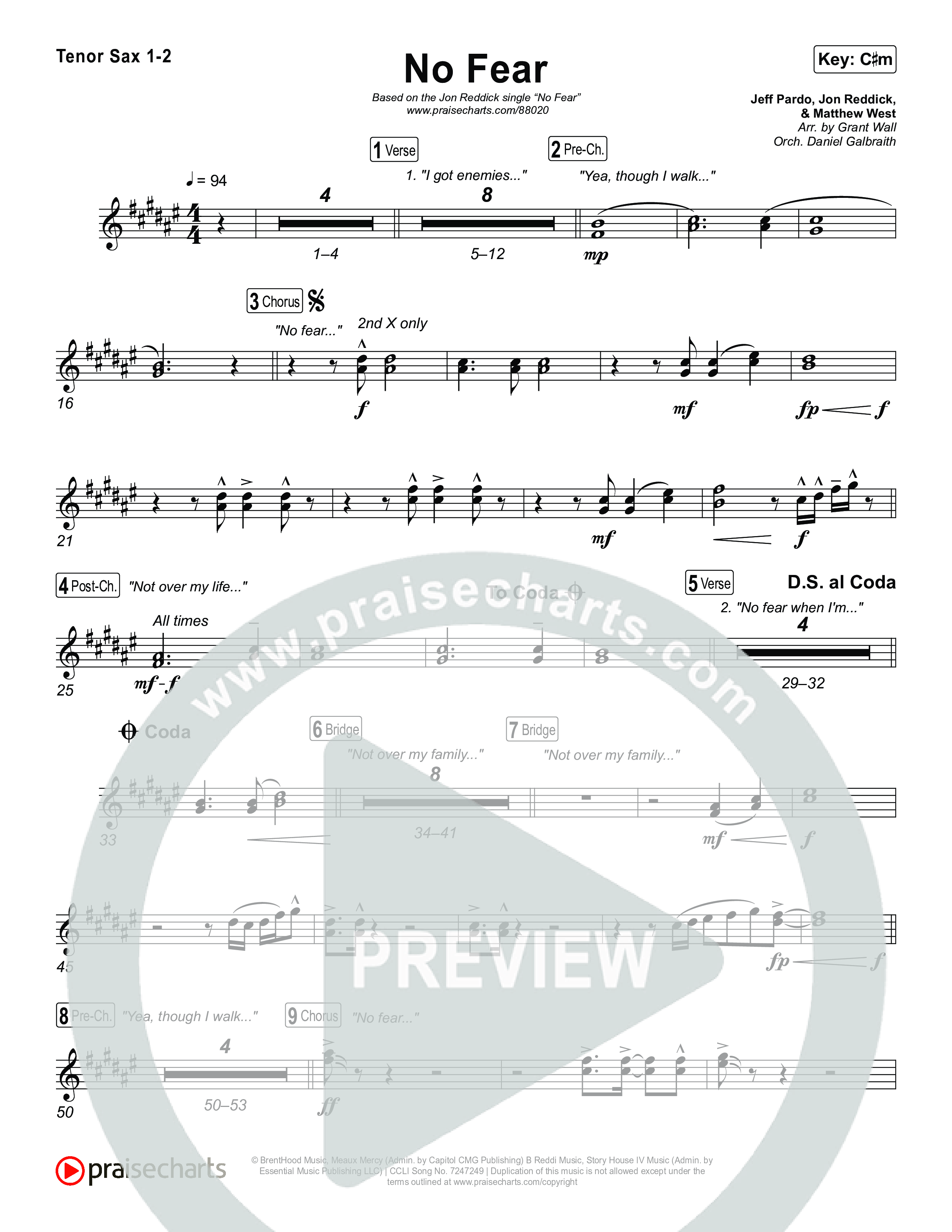 No Fear Sax Pack (Jon Reddick)