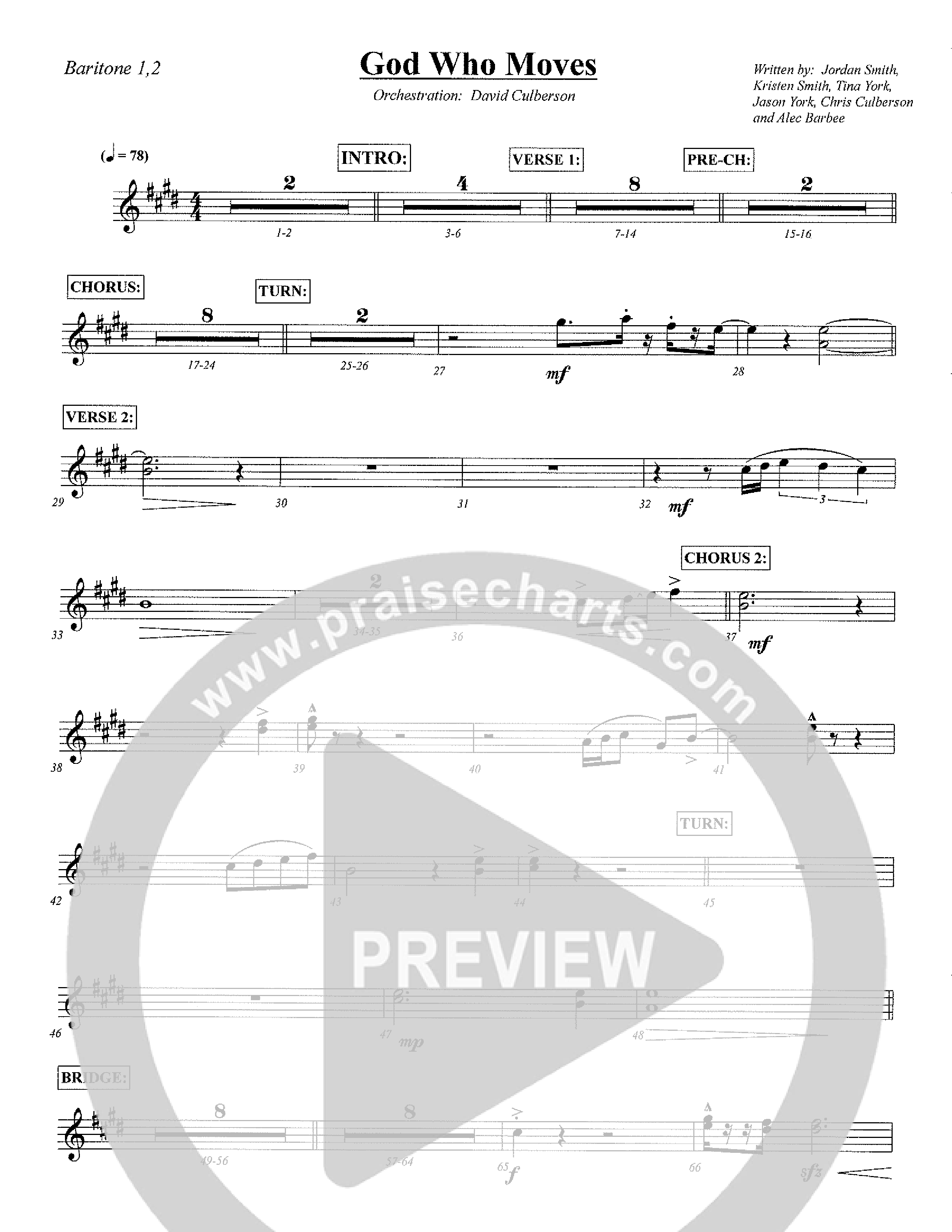 God Who Moves Baritone TC (Central Collective / Orch. David Culberson)