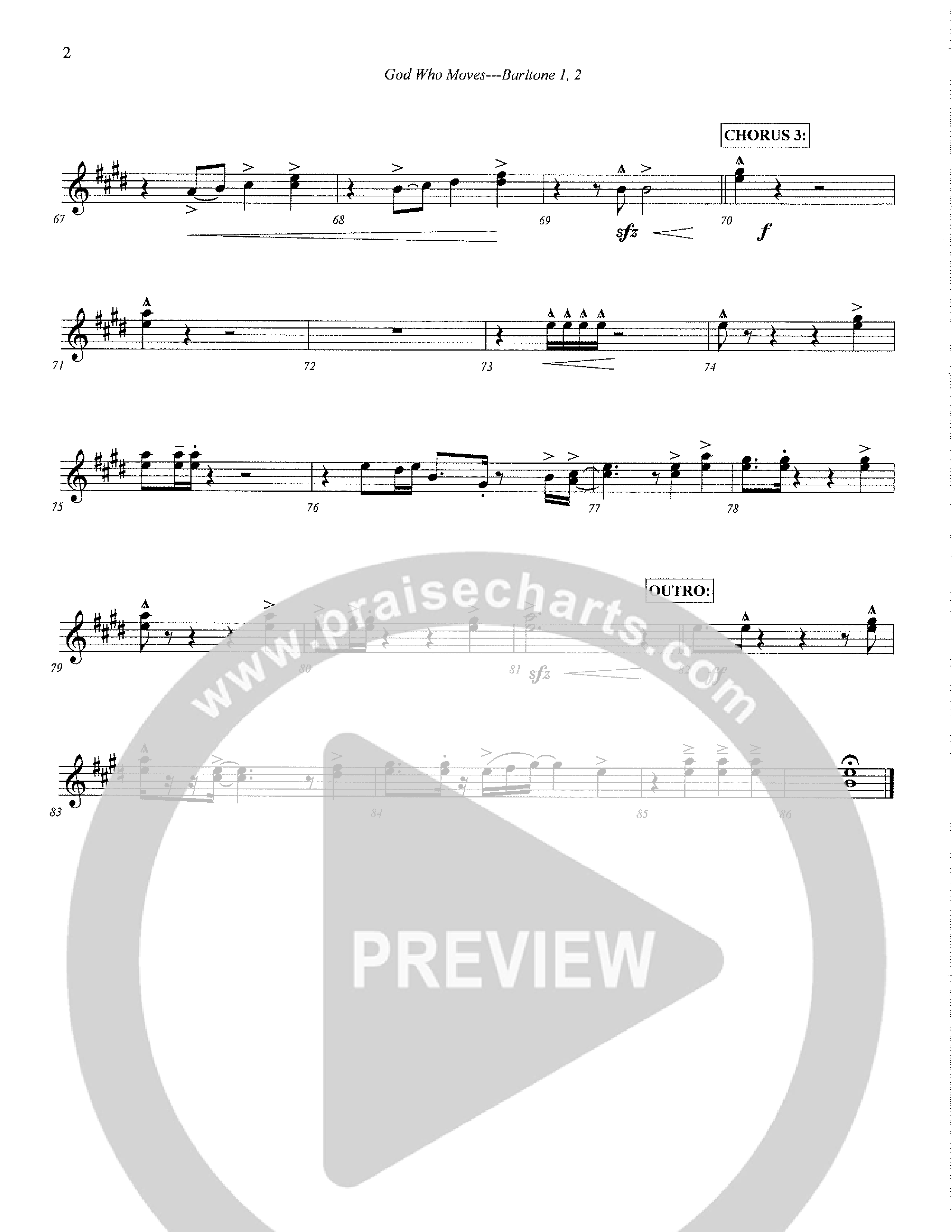 God Who Moves Baritone TC (Central Collective / Orch. David Culberson)