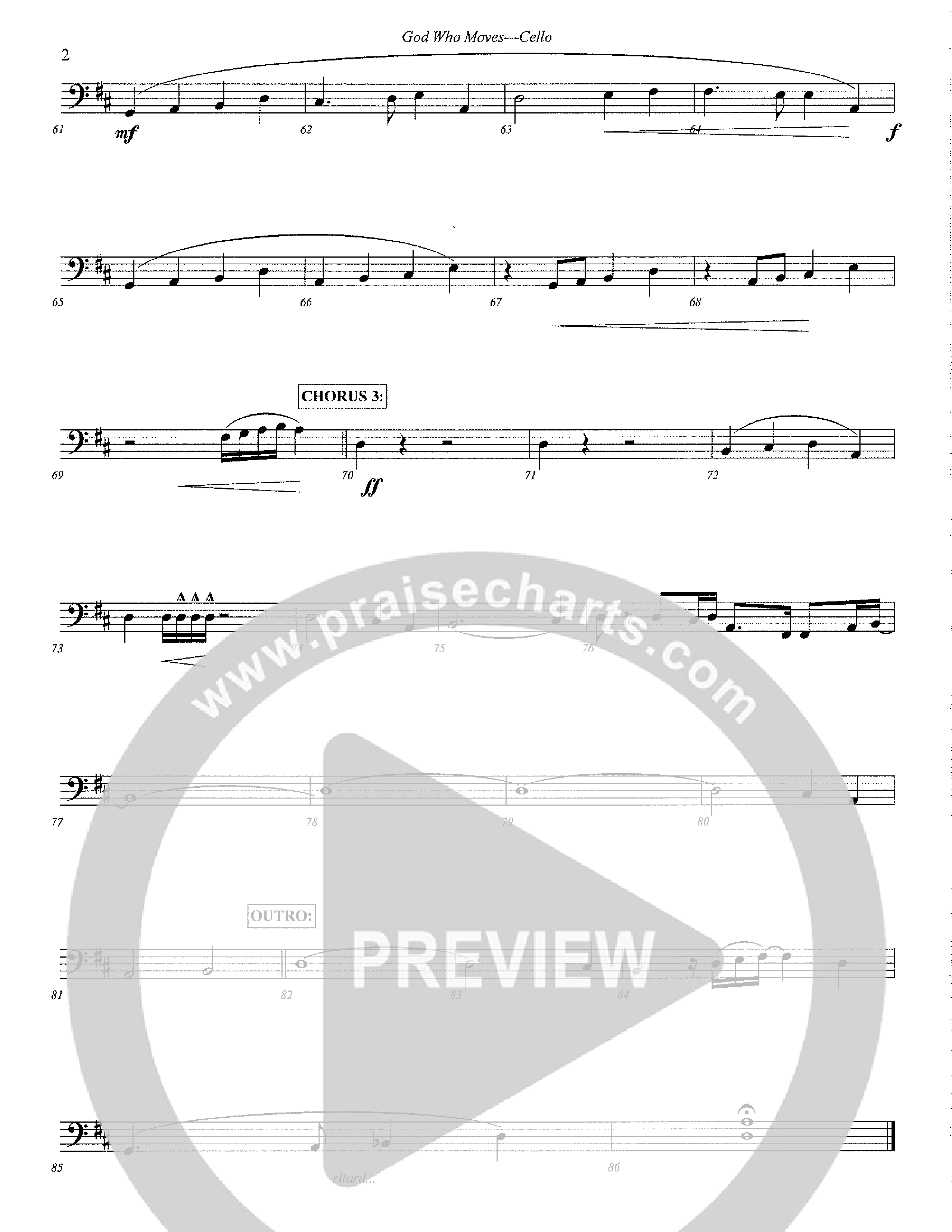 God Who Moves Cello (Central Collective / Orch. David Culberson)