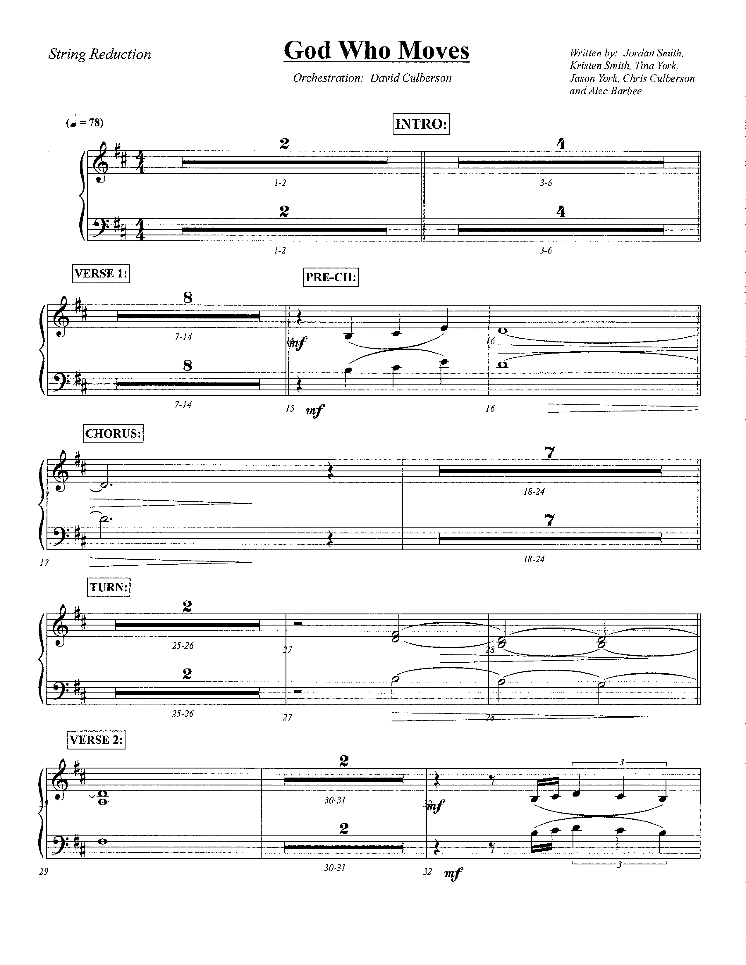 God Who Moves Synth (Central Collective / Orch. David Culberson)