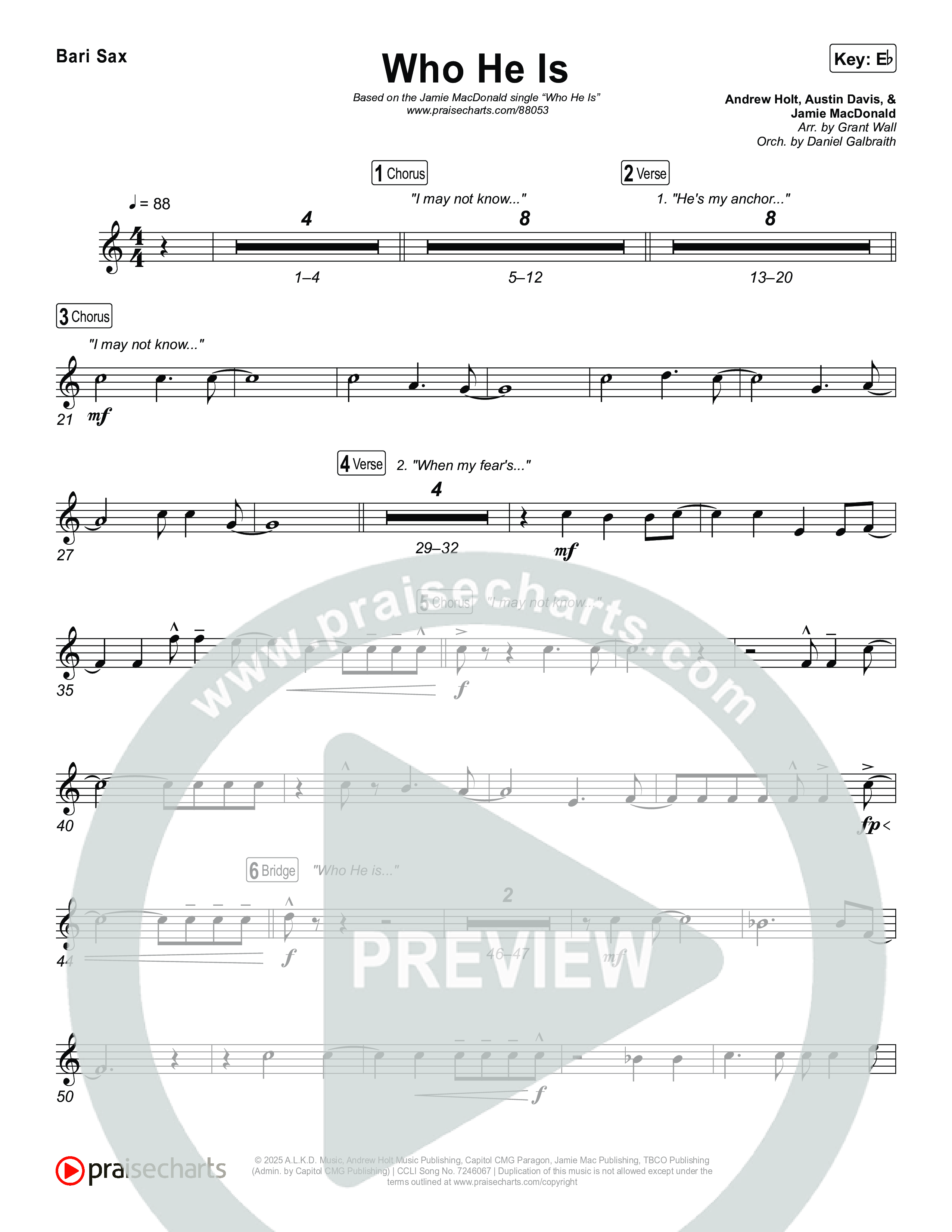 Who He Is Bari Sax (Jamie MacDonald)