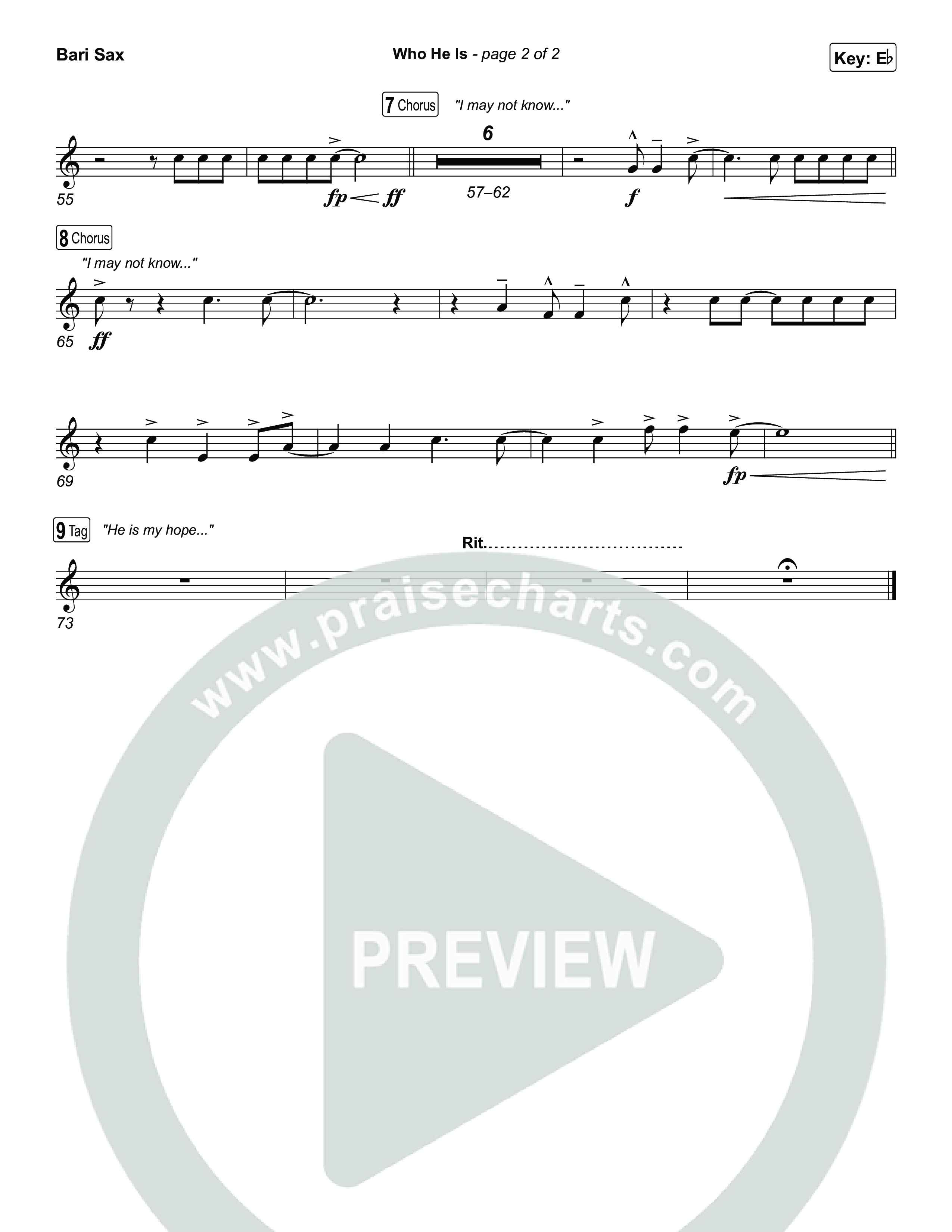 Who He Is Bari Sax (Jamie MacDonald)