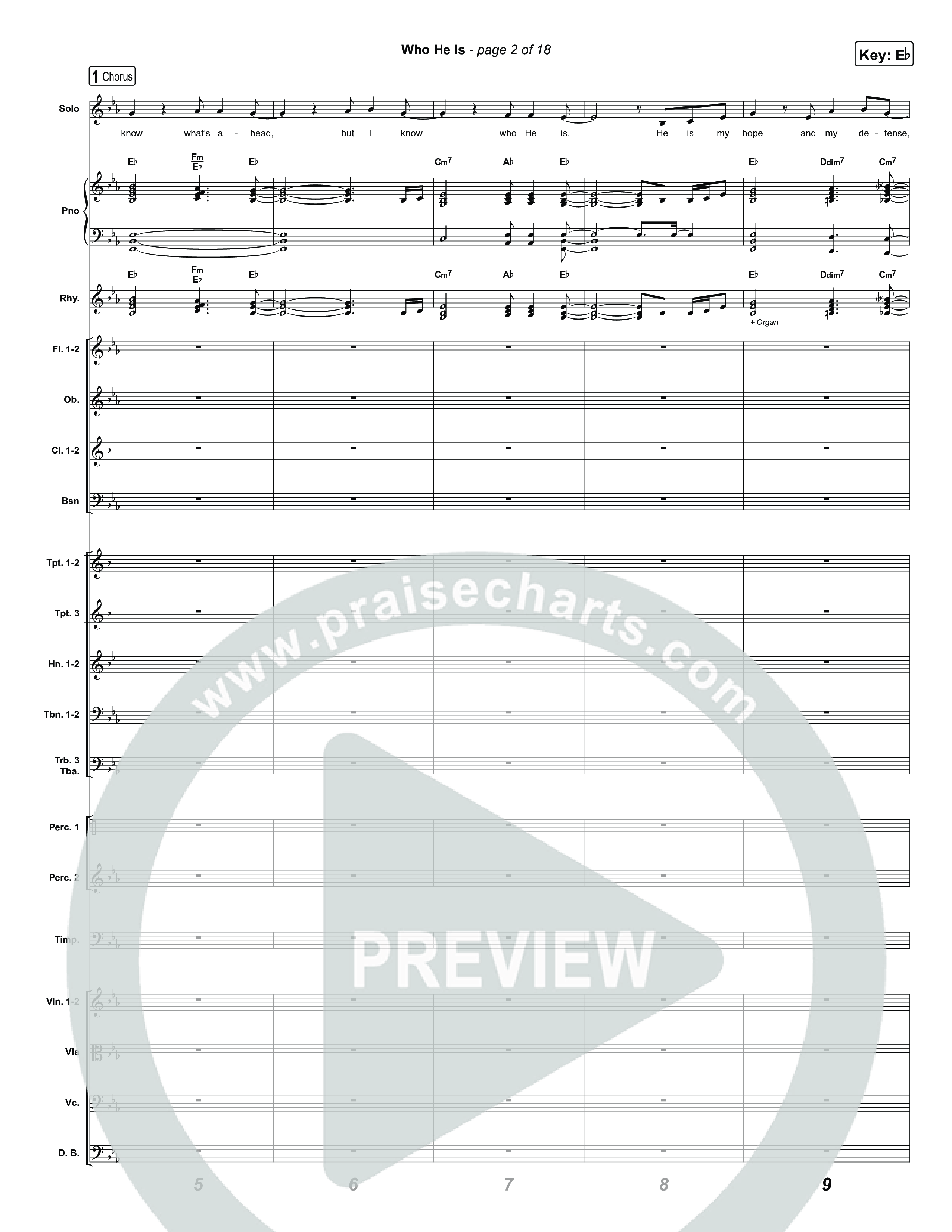 Who He Is Orchestration (Jamie MacDonald)