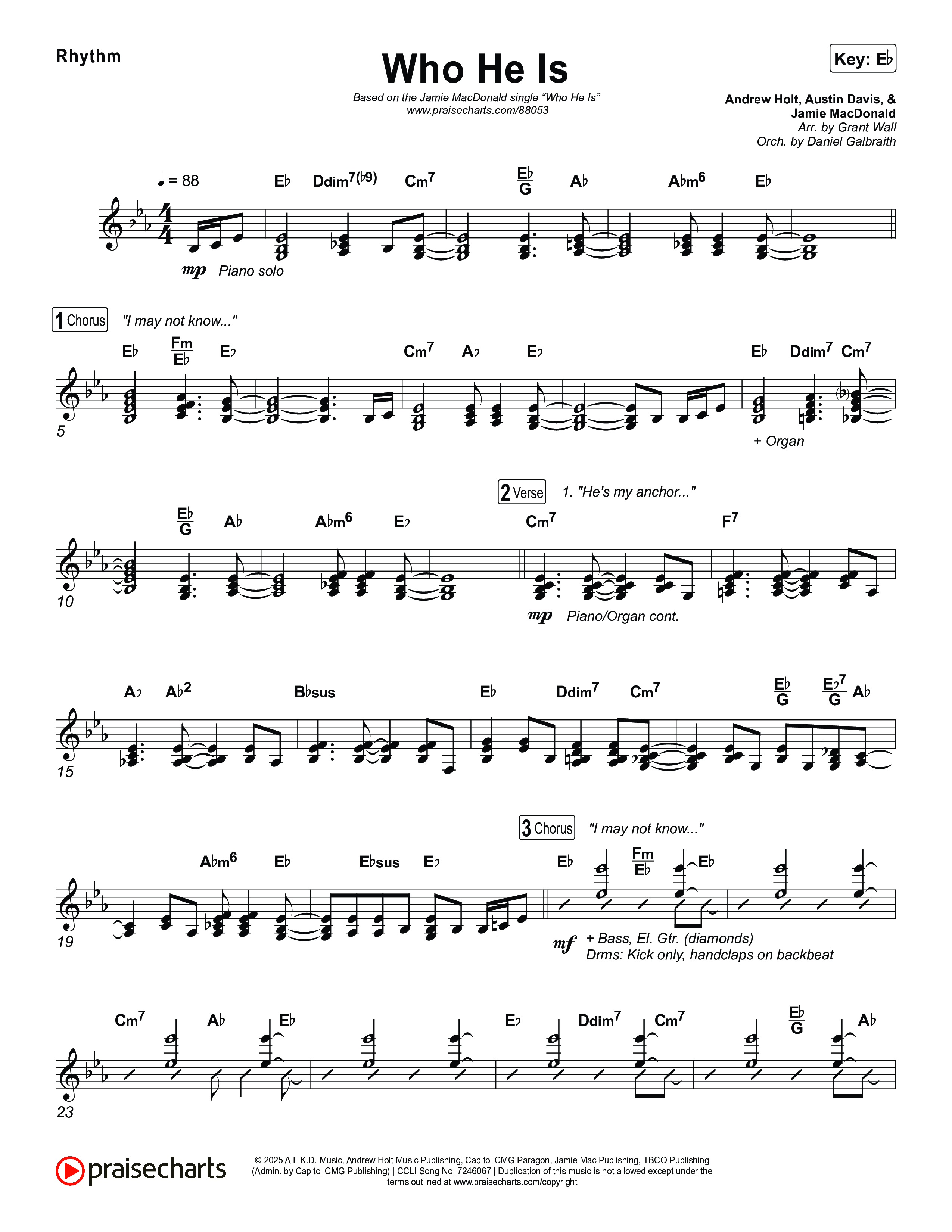 Who He Is Rhythm Pack (Jamie MacDonald)