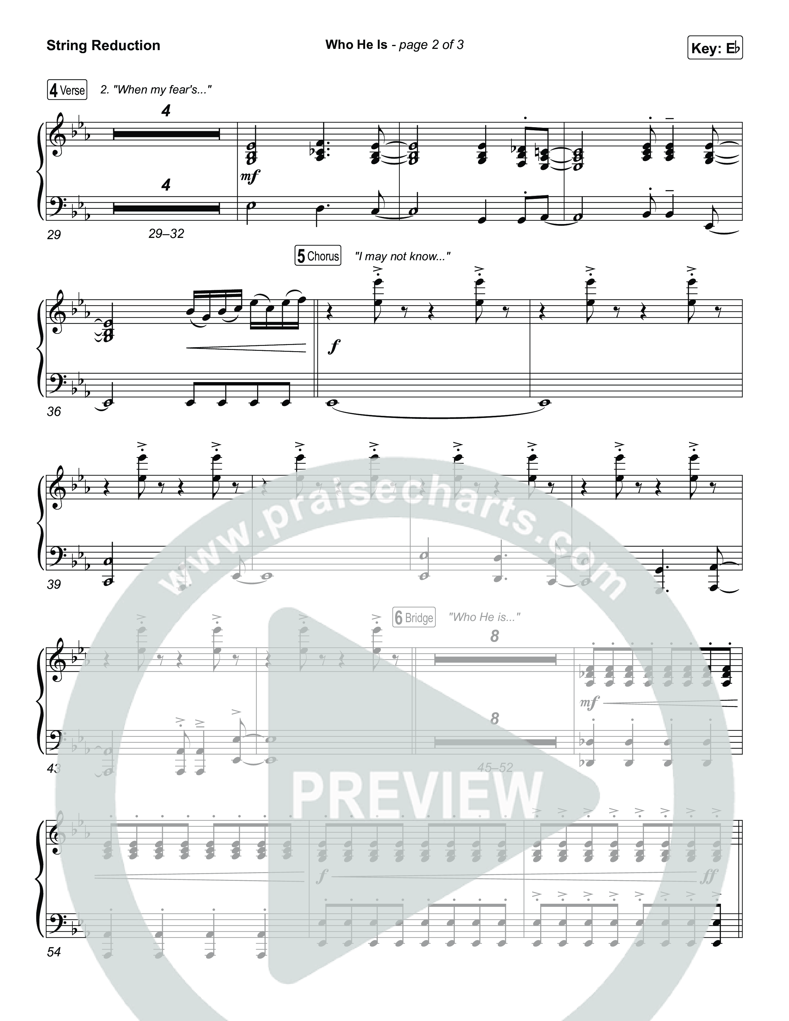 Who He Is String Reduction (Jamie MacDonald)