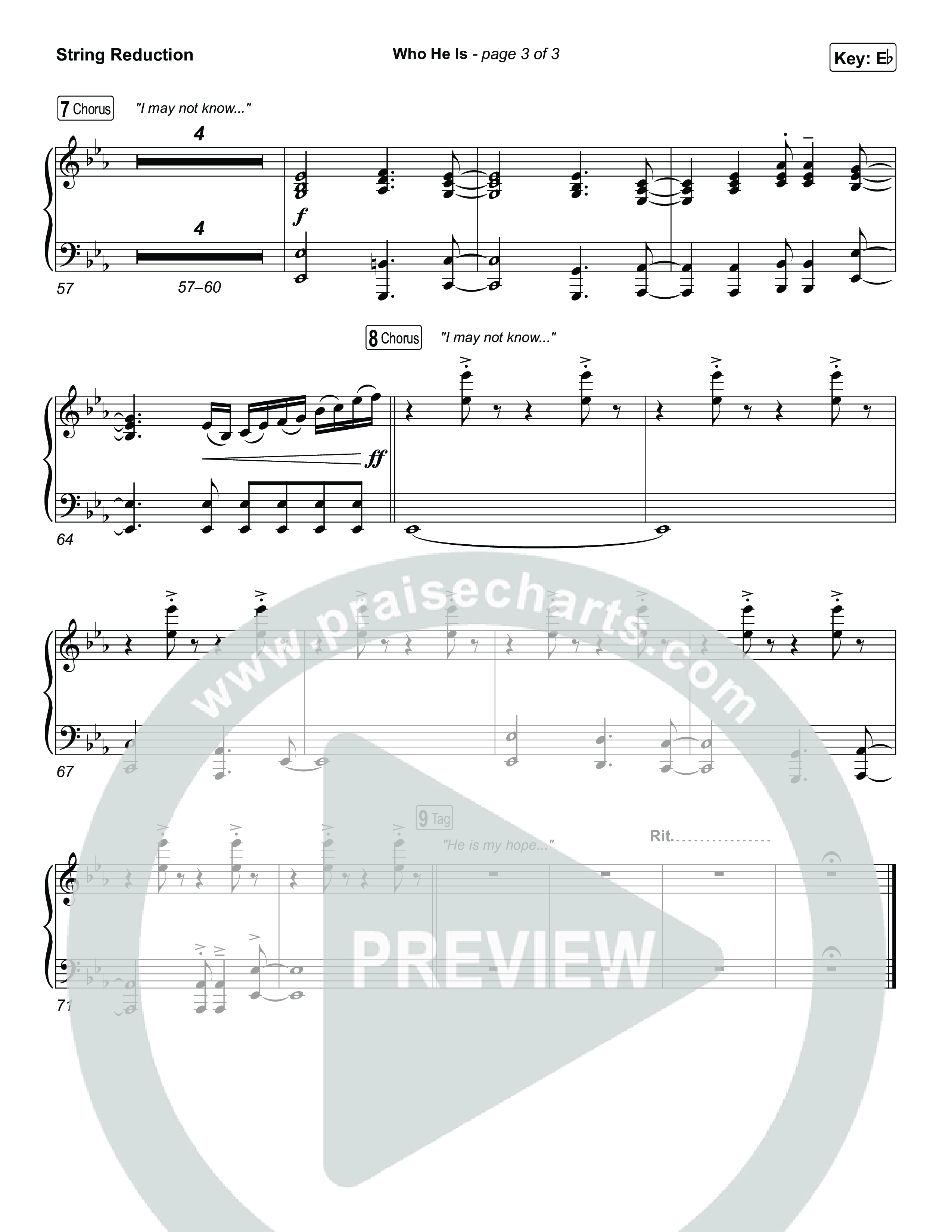 Who He Is String Reduction (Jamie MacDonald)