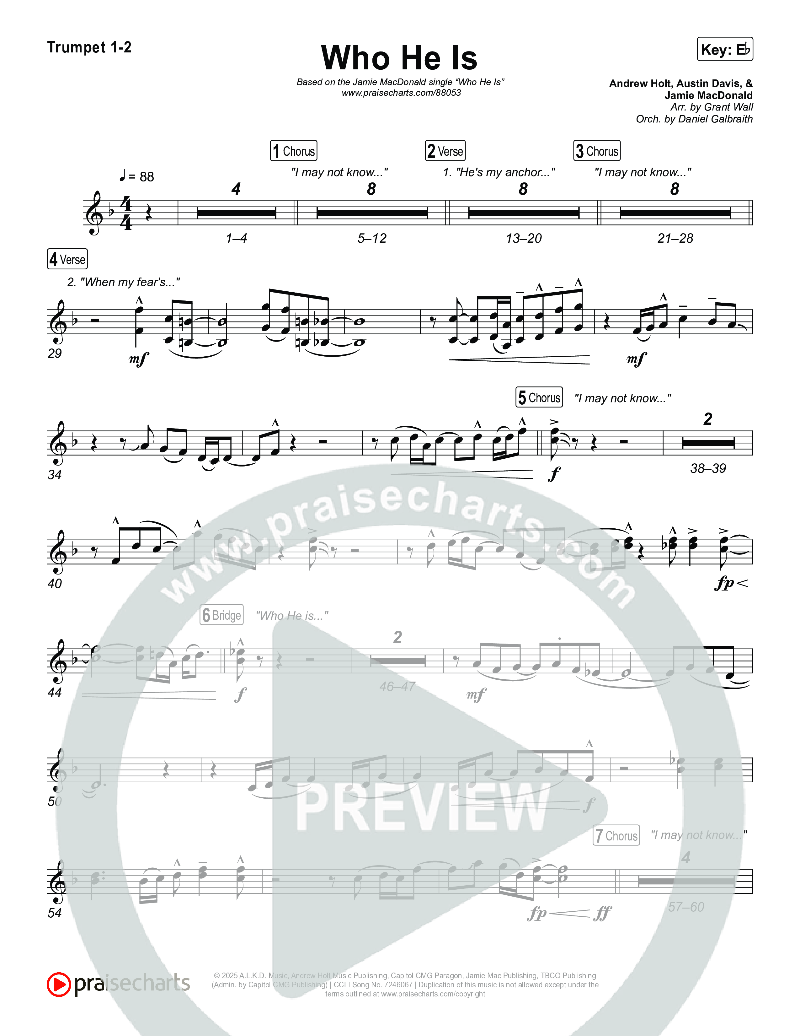 Who He Is Brass Pack (Jamie MacDonald)