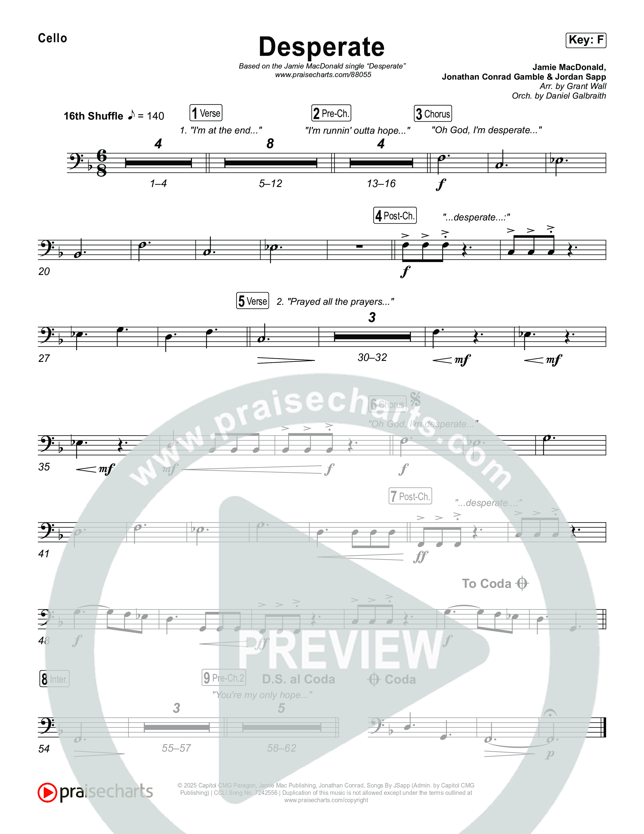 Desperate Cello (Jamie MacDonald)