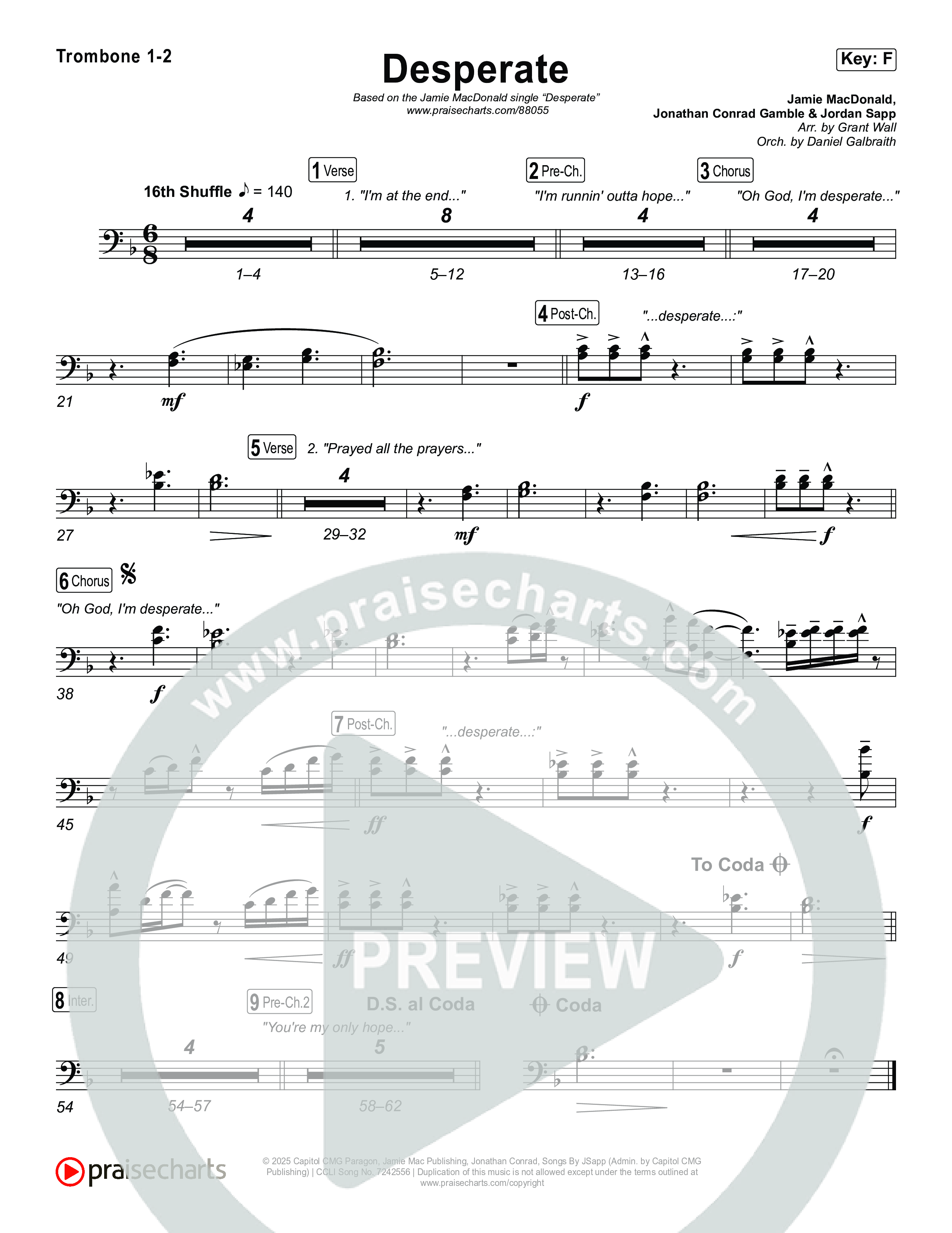 Desperate Trombone 1/2 (Jamie MacDonald)