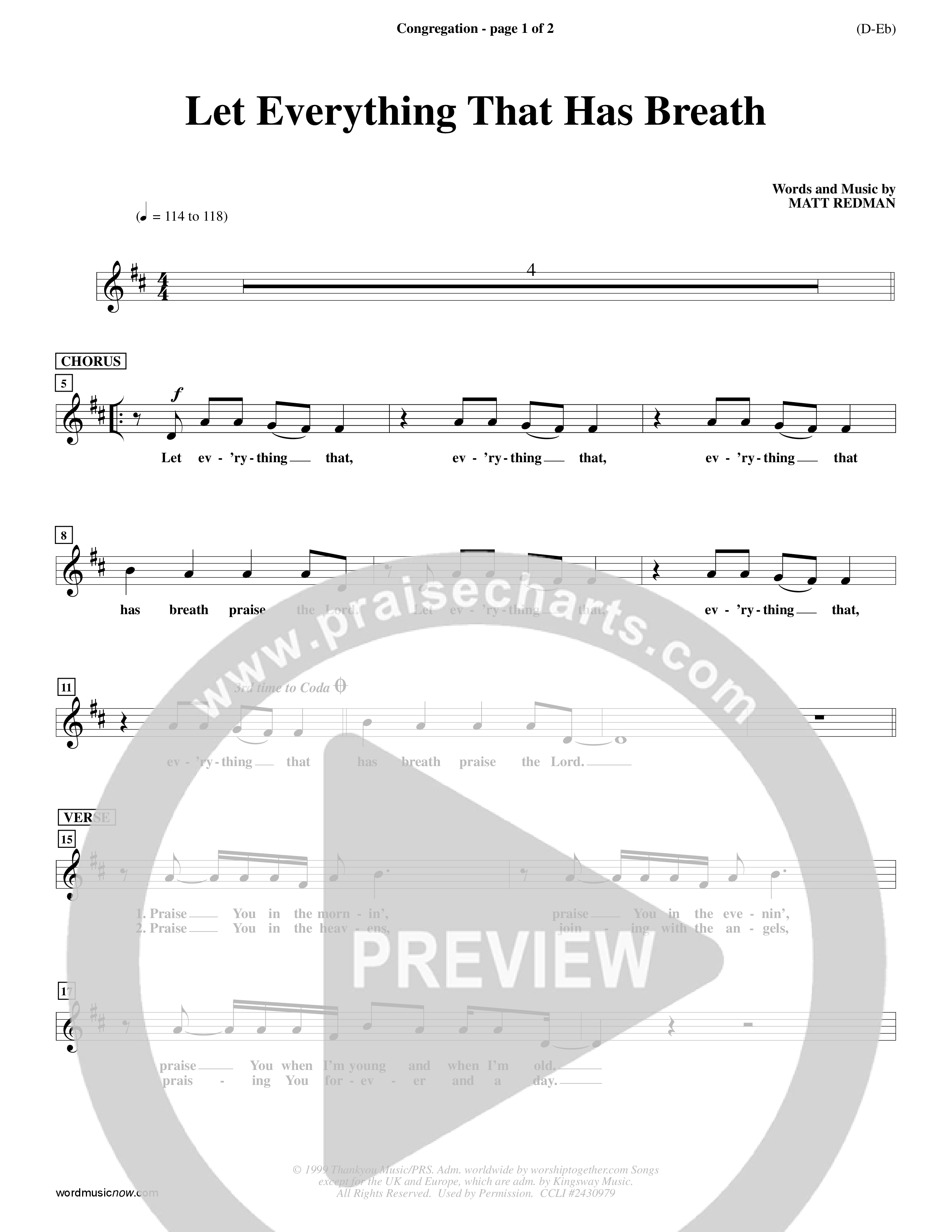 Let Everything That Has Breath (Choral Anthem SATB) Rhythm Pack (Word Music Choral / Orch. Jeff Cranfill)
