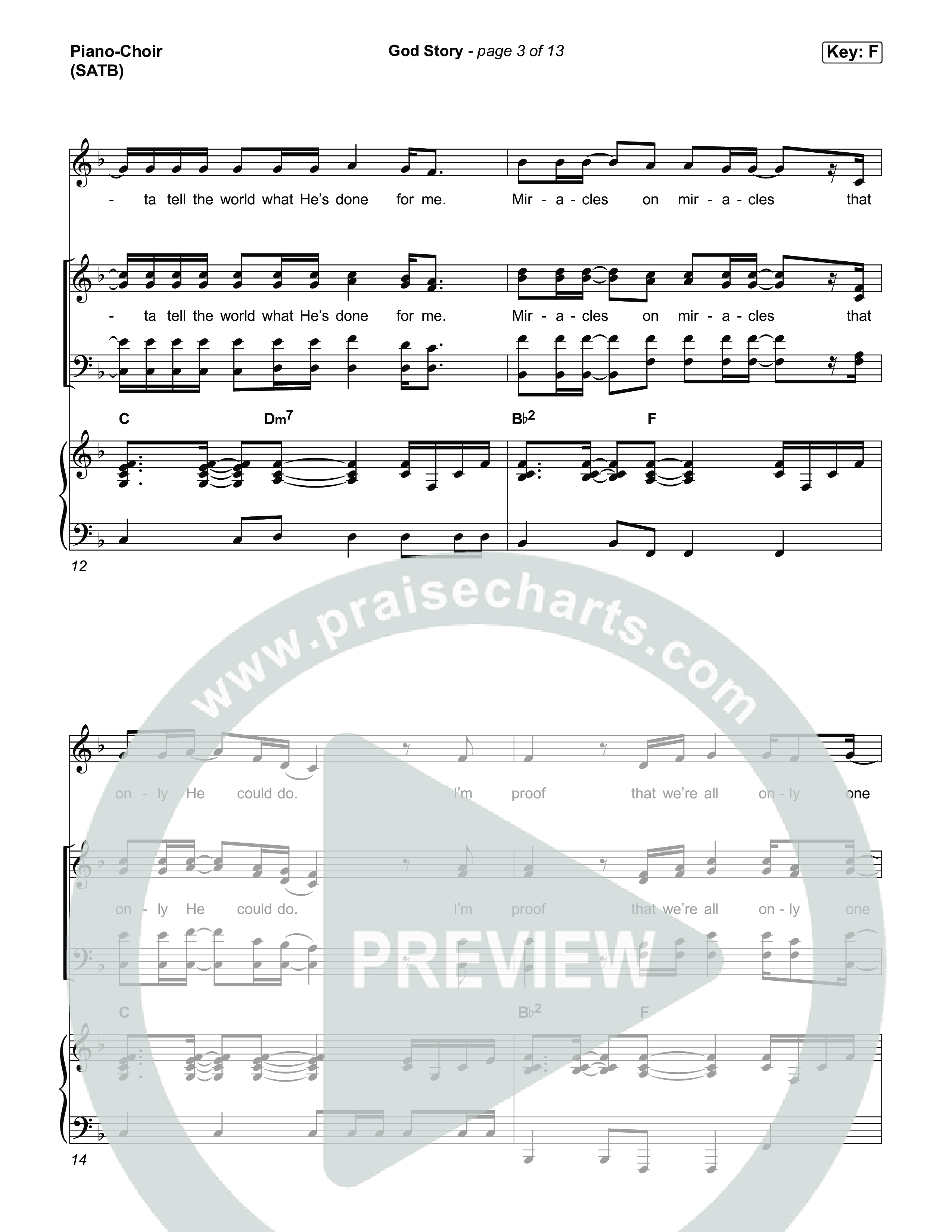 God Story Piano/Vocal Pack (Anne Wilson)