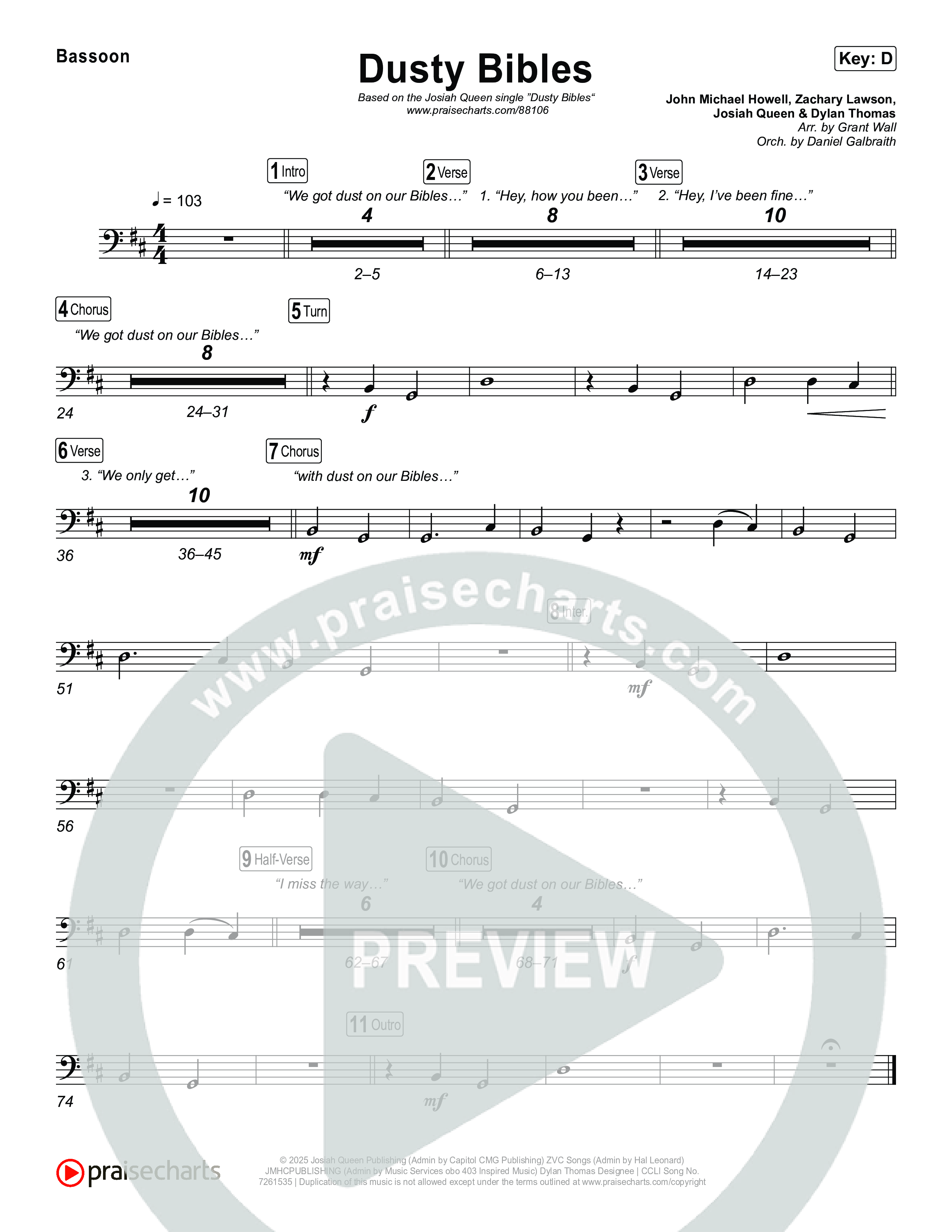 Dusty Bibles Bassoon (Josiah Queen)