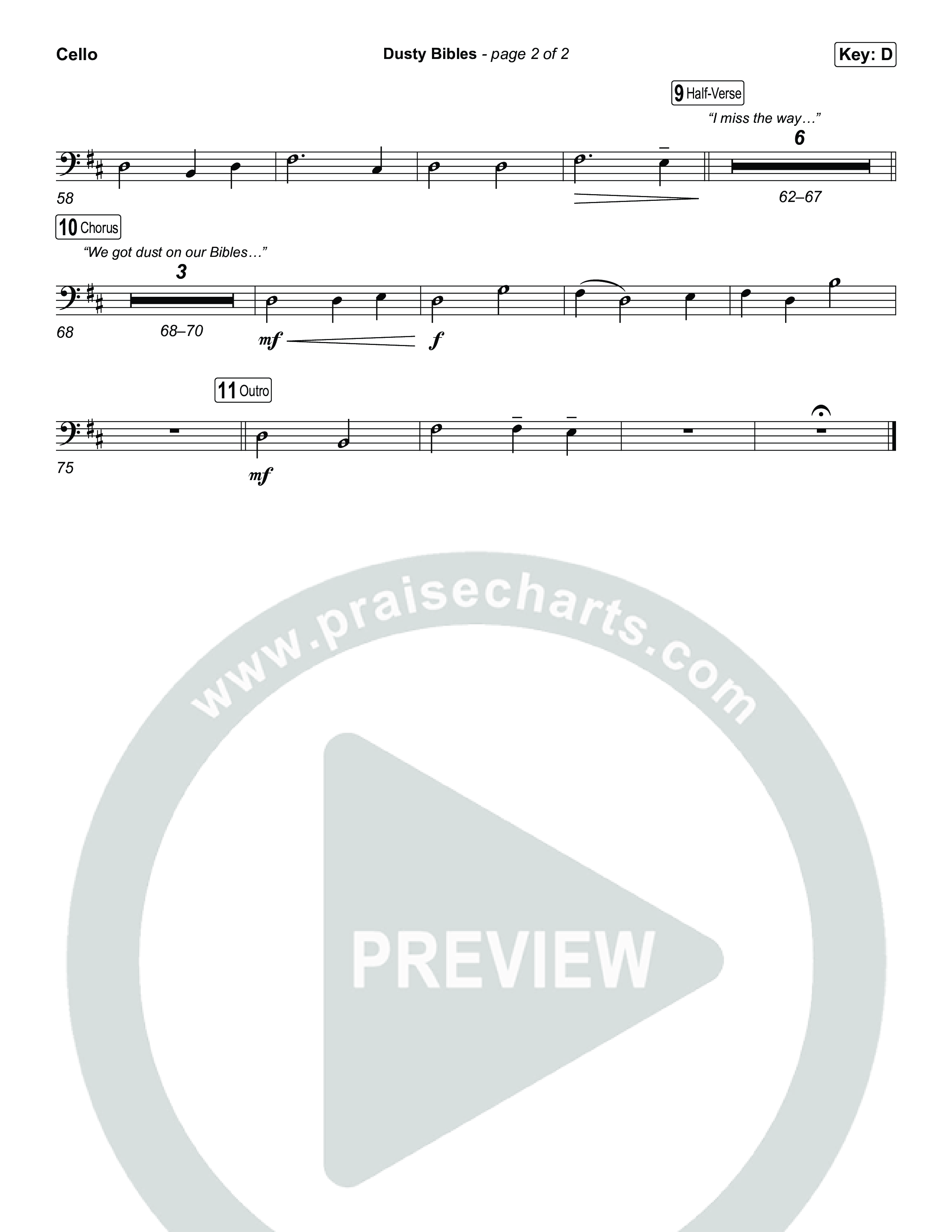 Dusty Bibles Cello (Josiah Queen)