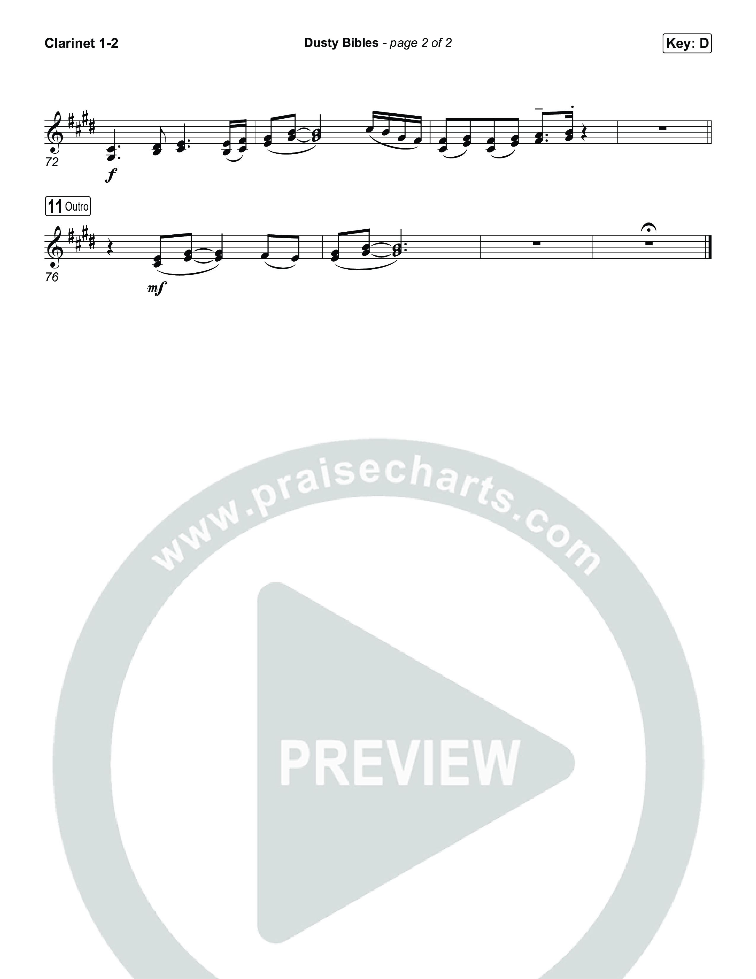 Dusty Bibles Clarinet 1/2 (Josiah Queen)