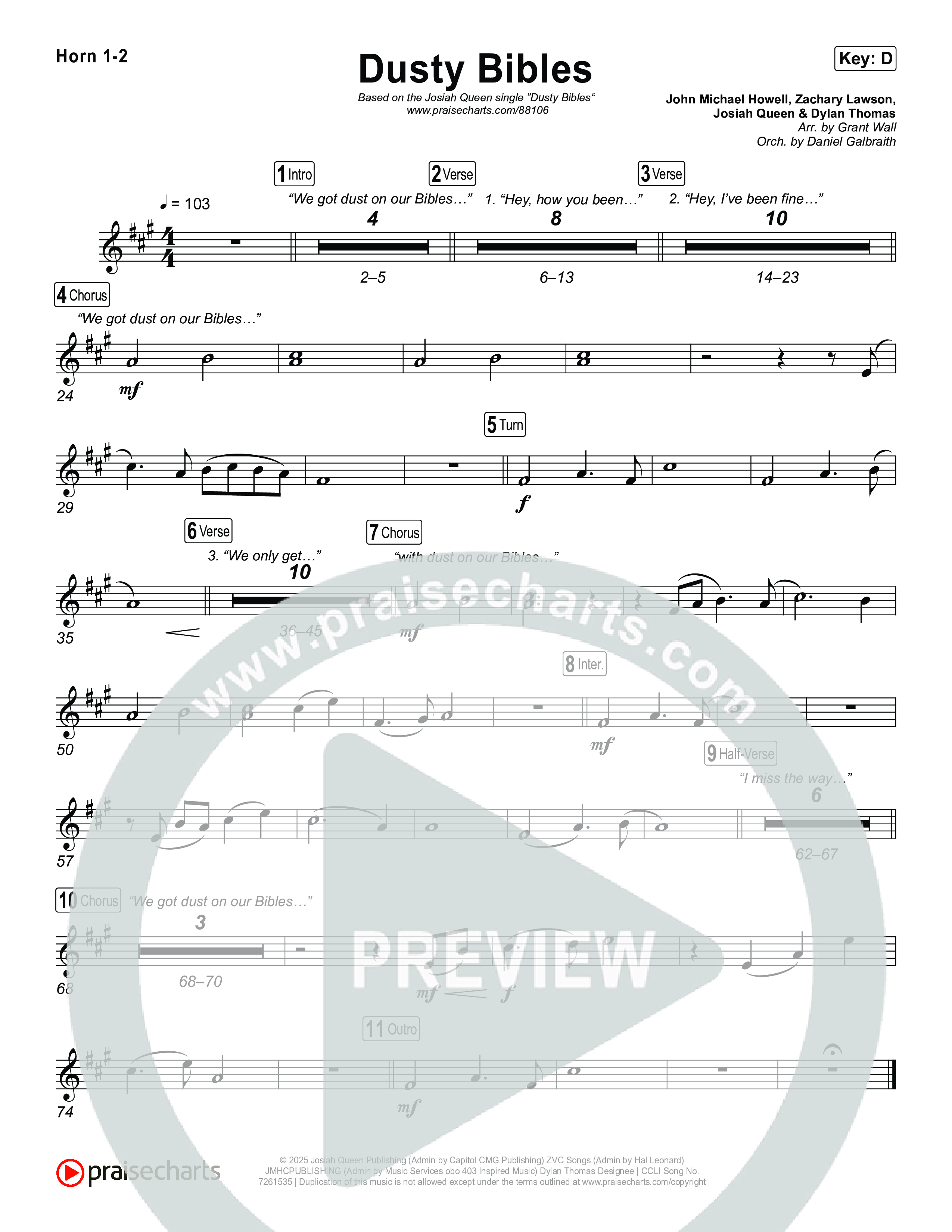 Dusty Bibles Brass Pack (Josiah Queen)