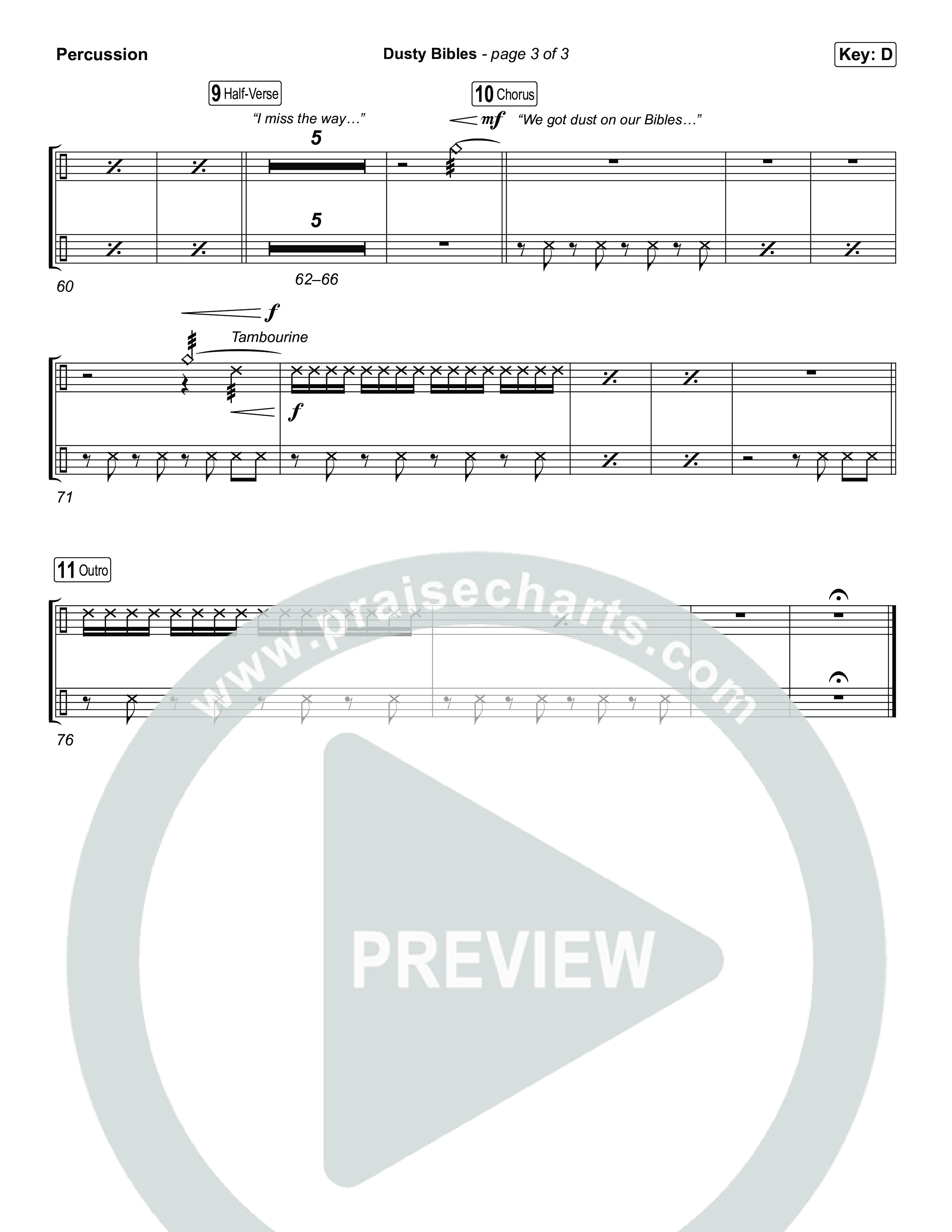 Dusty Bibles Percussion (Josiah Queen)