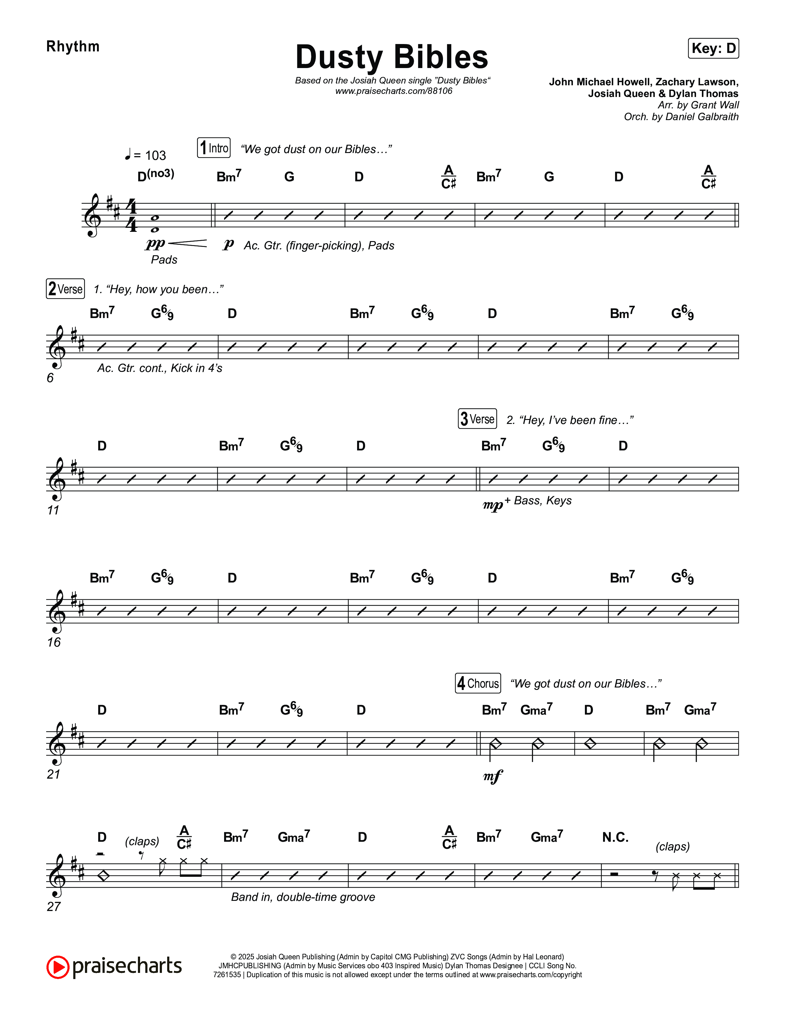 Dusty Bibles Rhythm Pack (Josiah Queen)