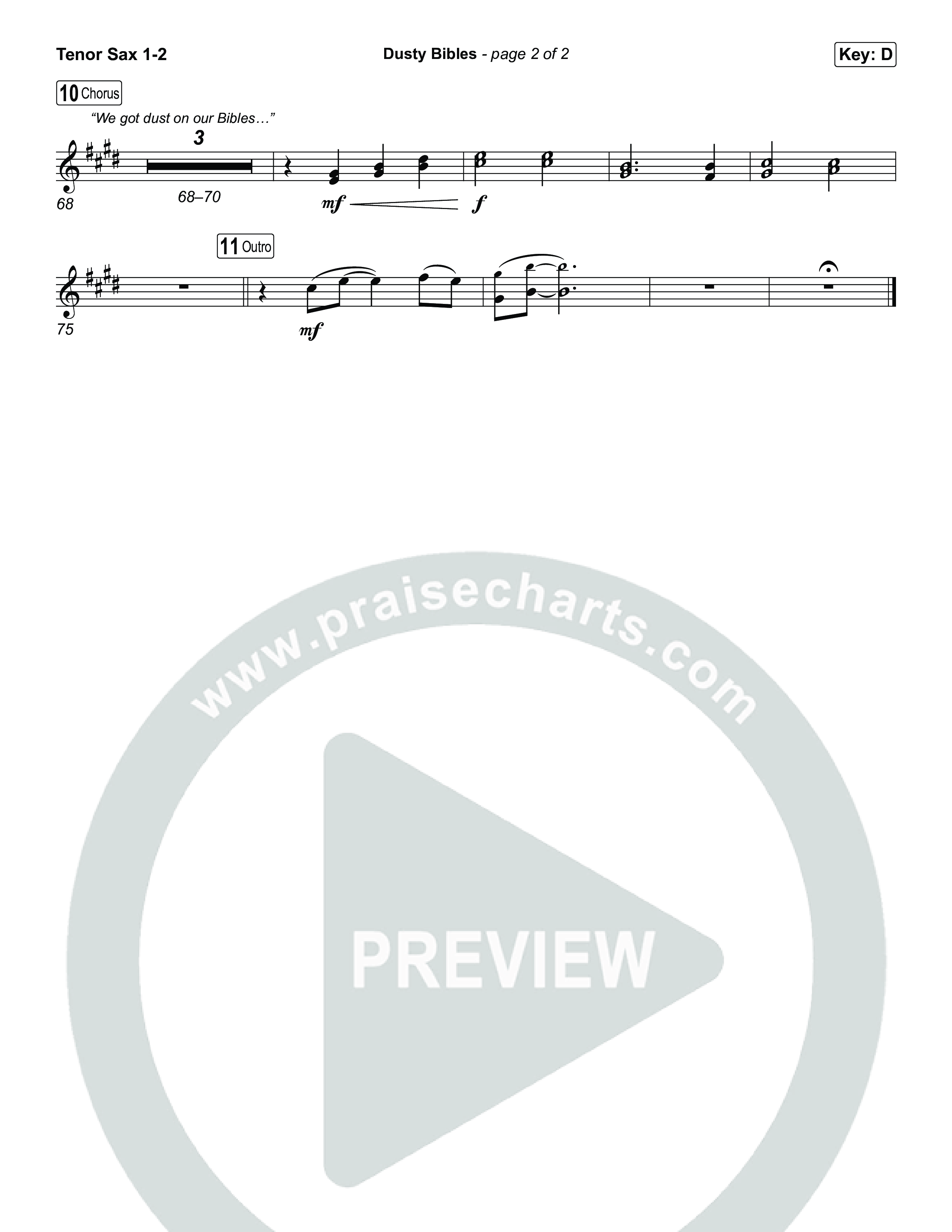 Dusty Bibles Sax Pack (Josiah Queen)