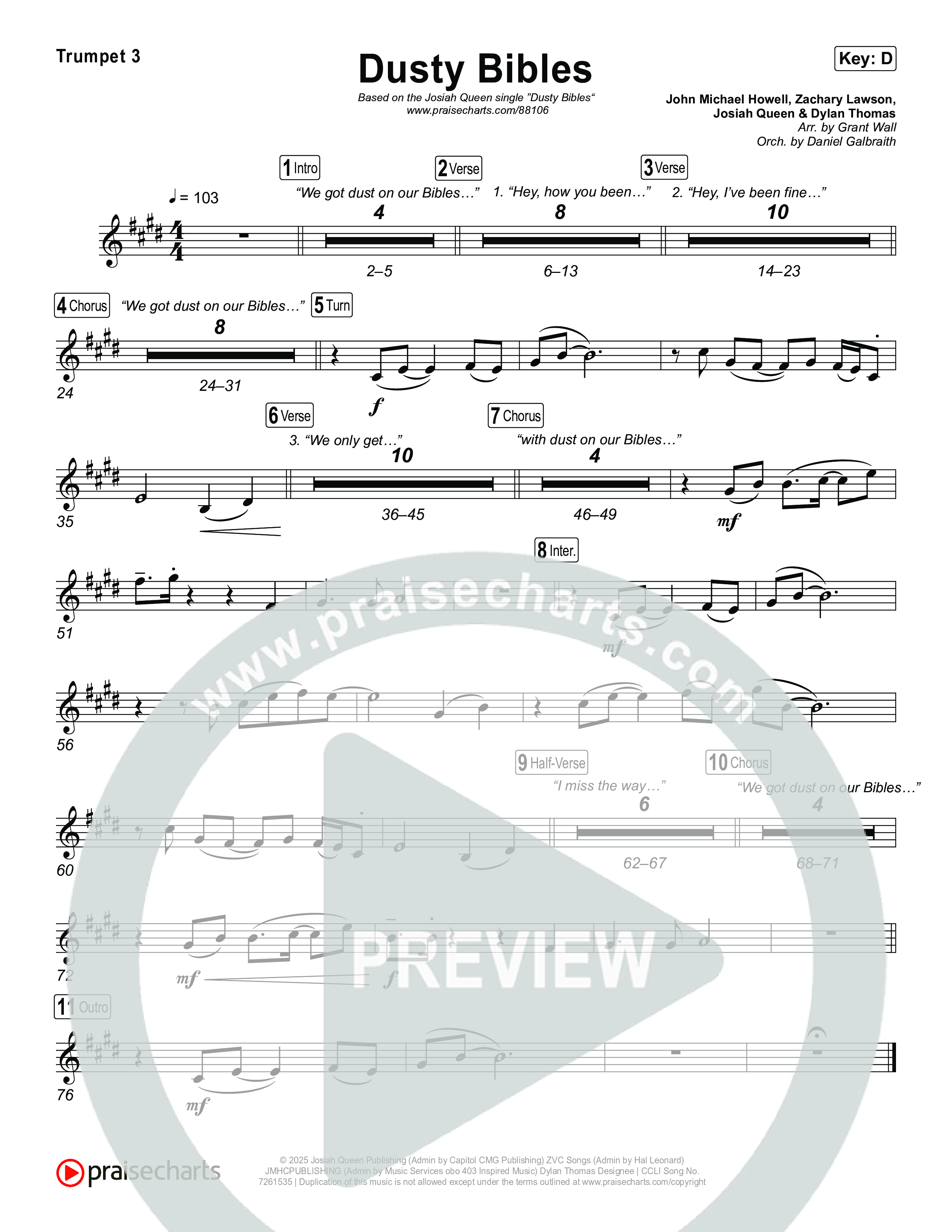 Dusty Bibles Brass Pack (Josiah Queen)