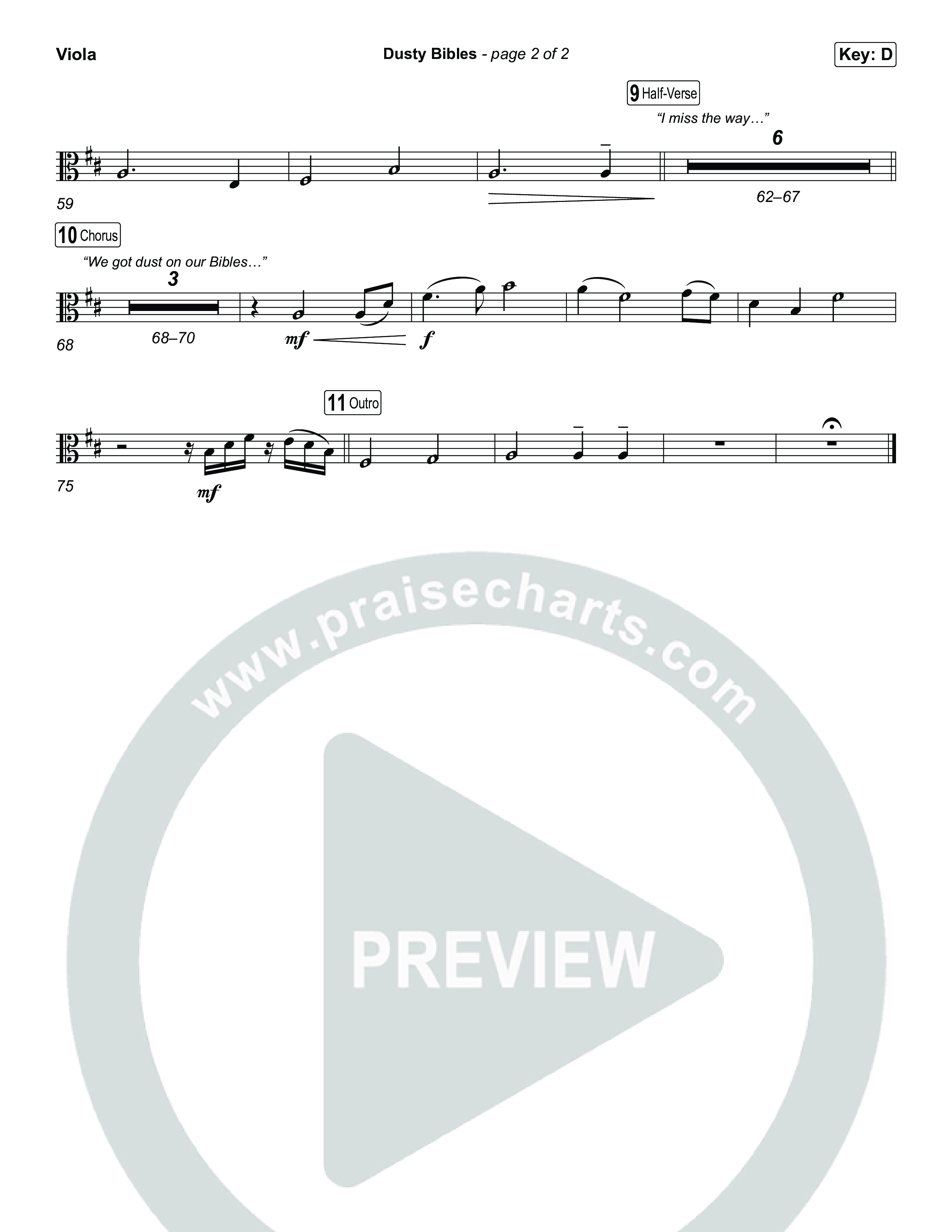 Dusty Bibles Viola (Josiah Queen)