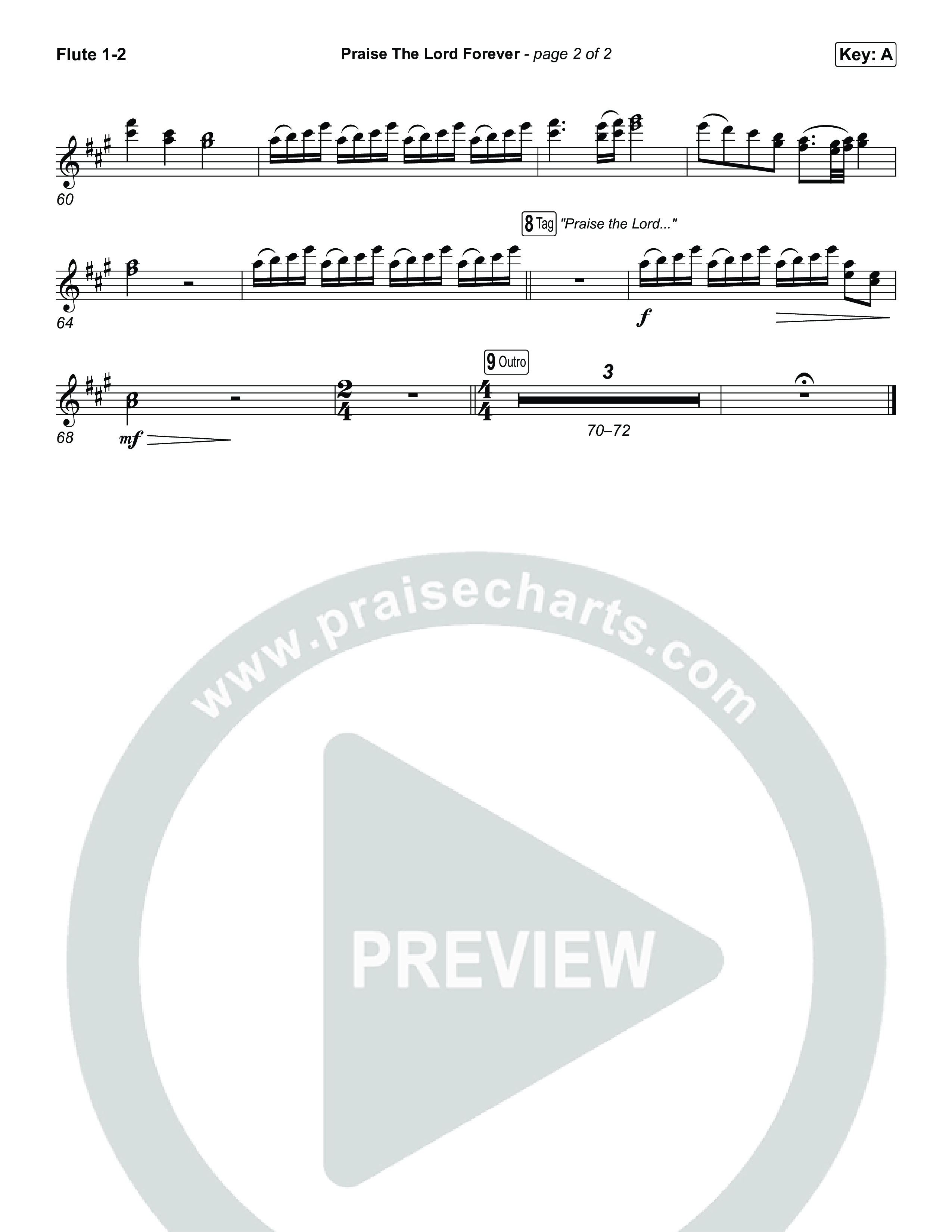 Praise The Lord Forever (Choral Anthem SATB) Wind Pack (Pat Barrett / Arr. Luke Gambill)