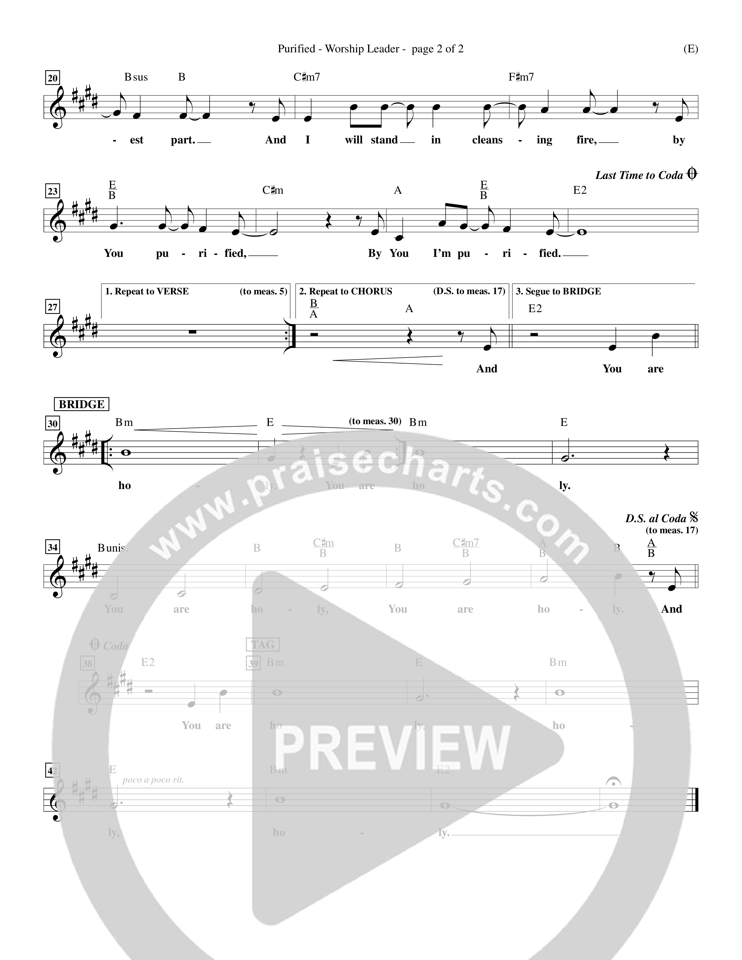 Purified (Choral Anthem SATB) Rhythm Pack (Word Music Choral / Orch. Keith Wilbanks)