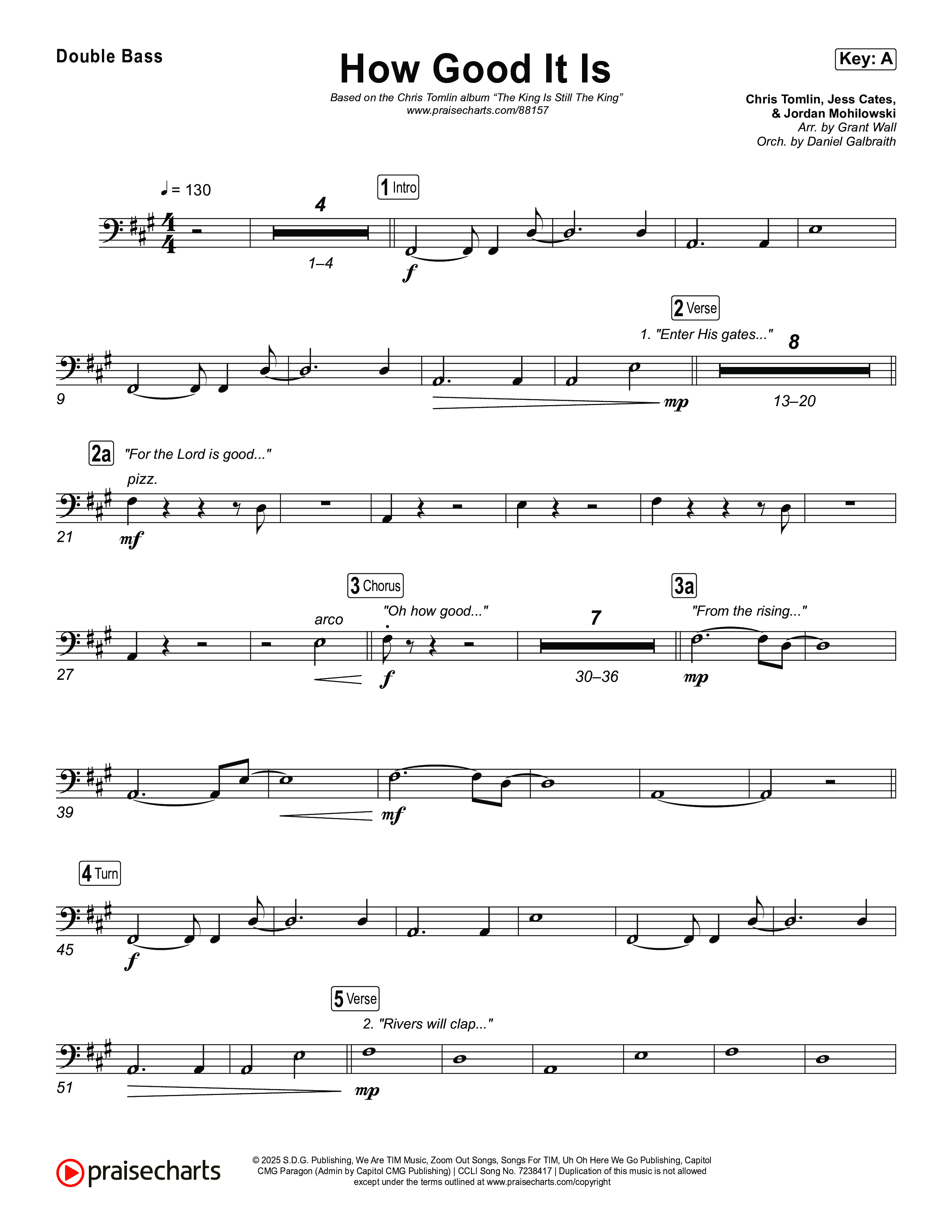 How Good It Is String Bass (Chris Tomlin)