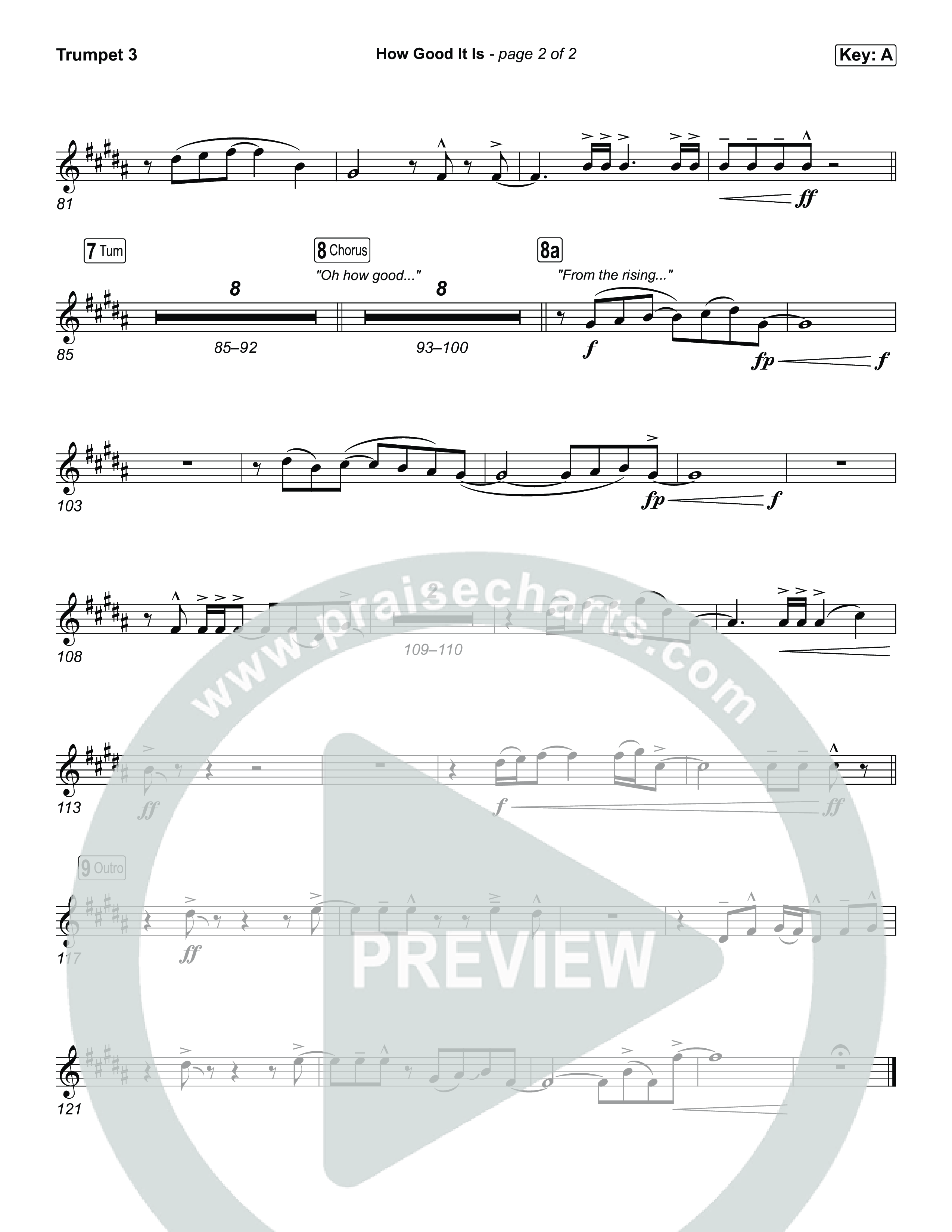 How Good It Is Trumpet 3 (Chris Tomlin)