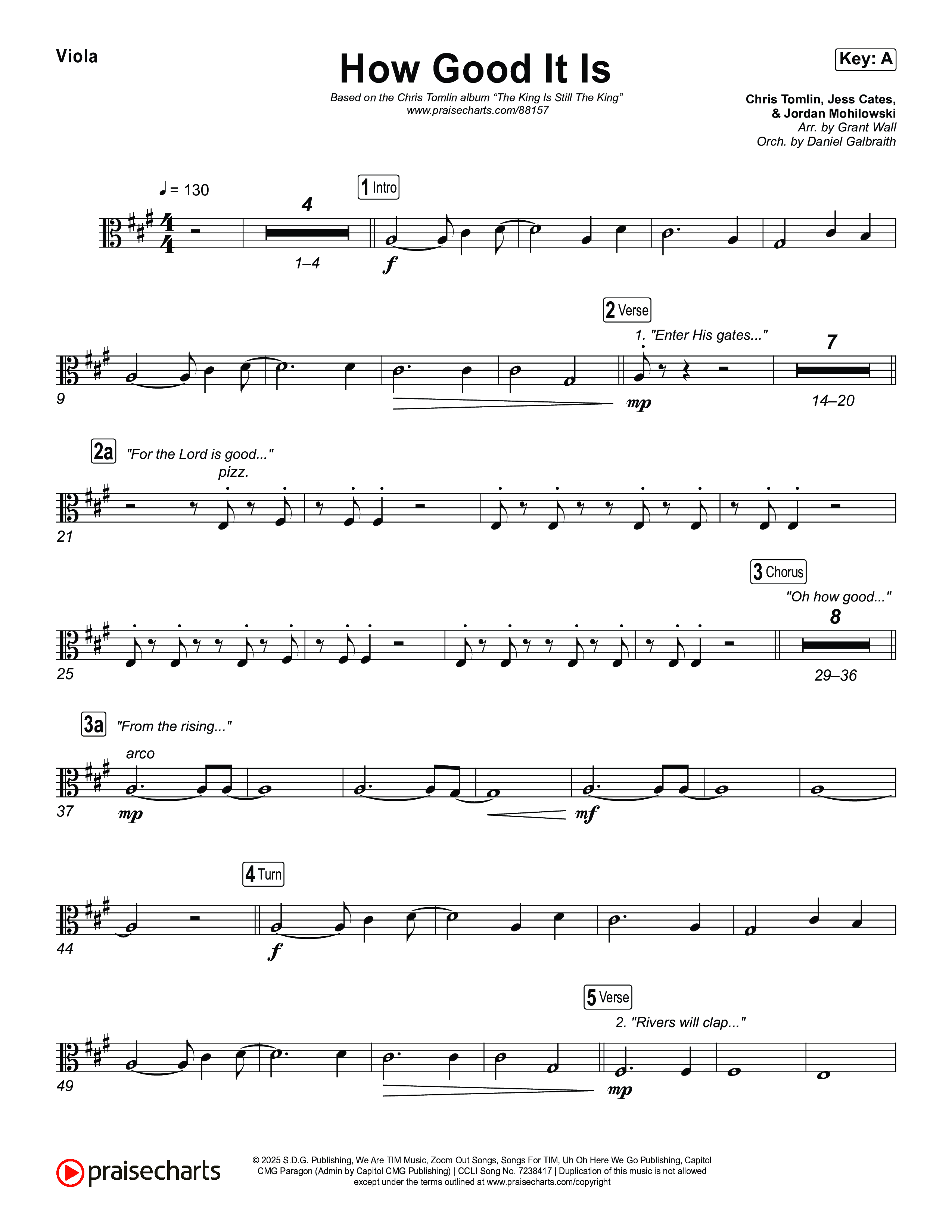 How Good It Is Viola (Chris Tomlin)