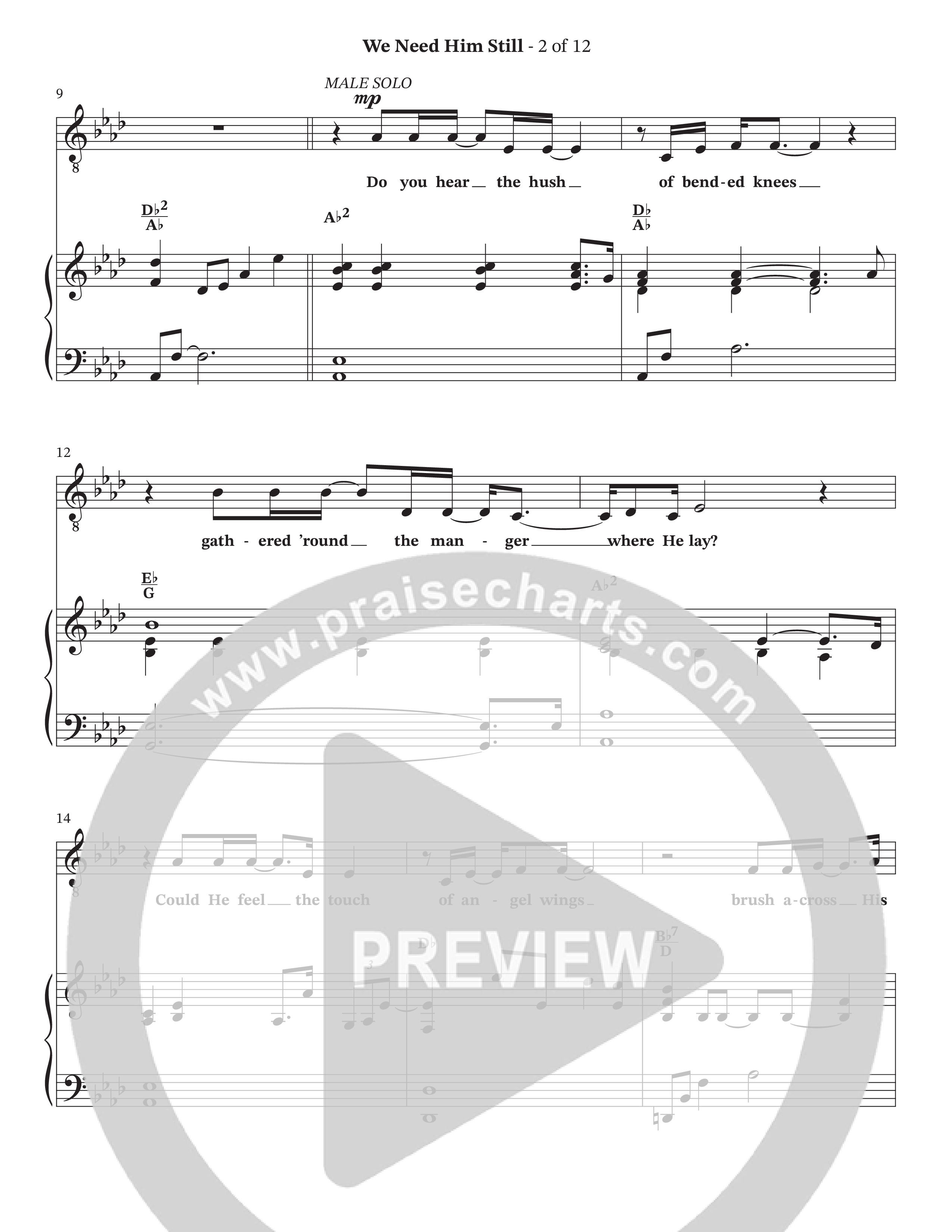 We Need Him Still (Choral Anthem SATB) Piano/Vocal (SATB) (Hillcrest Nashville / Arr. Wayne Haun / Arr. Jim Hammerly)