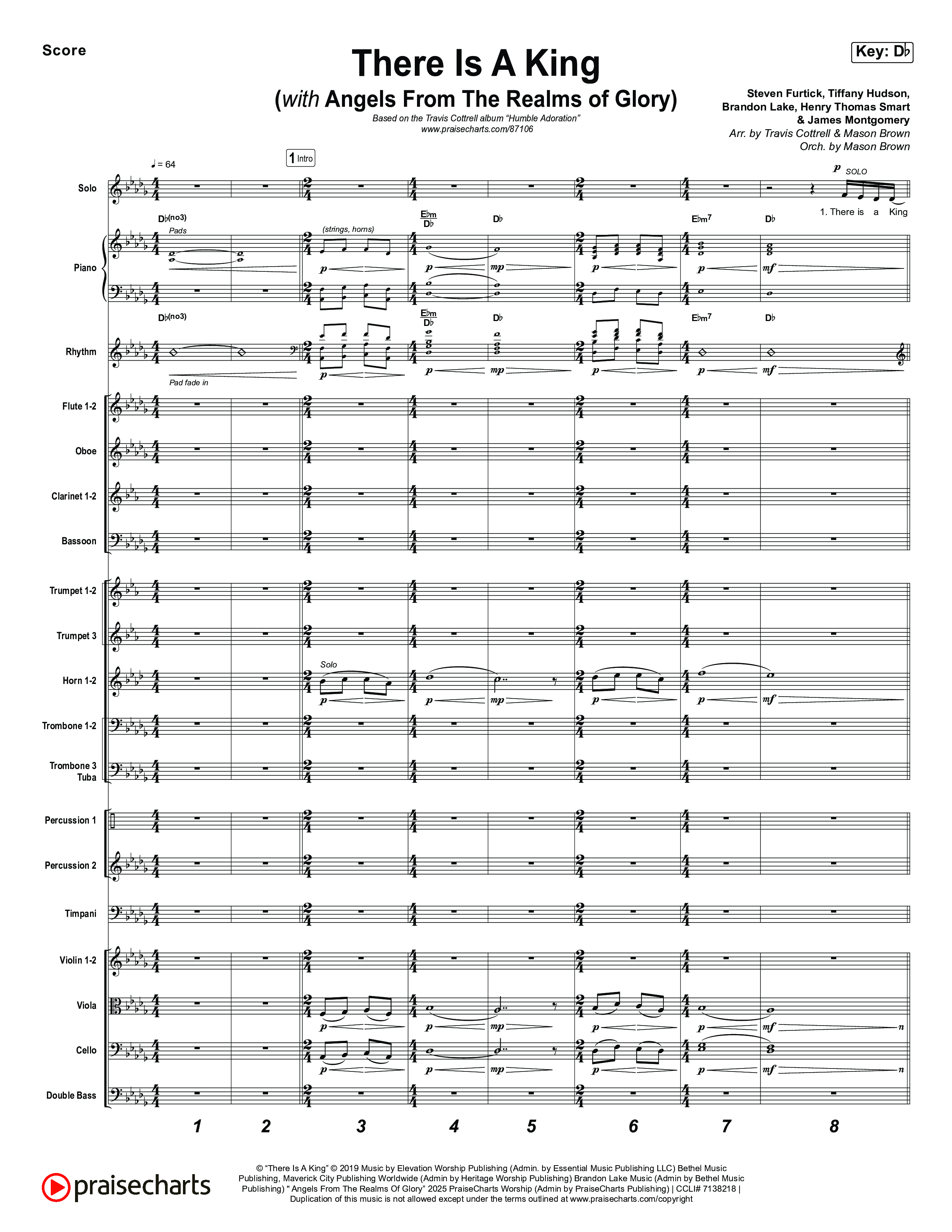 Humble Adoration (7 Song Choral Collection) Song 3 (Orchestration) (Travis Cottrell / Brooke Voland / Cheryl Stark / Skye Reedy / Arr. Mason Brown)