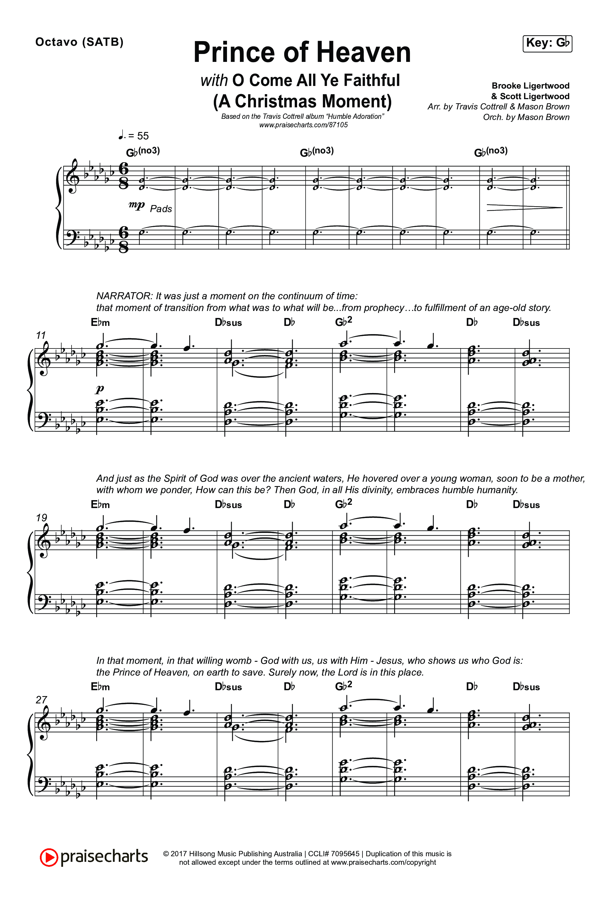 Humble Adoration (7 Song Choral Collection) Song 4 (Octavo SATB) (Travis Cottrell / Brooke Voland / Cheryl Stark / Skye Reedy / Arr. Mason Brown)