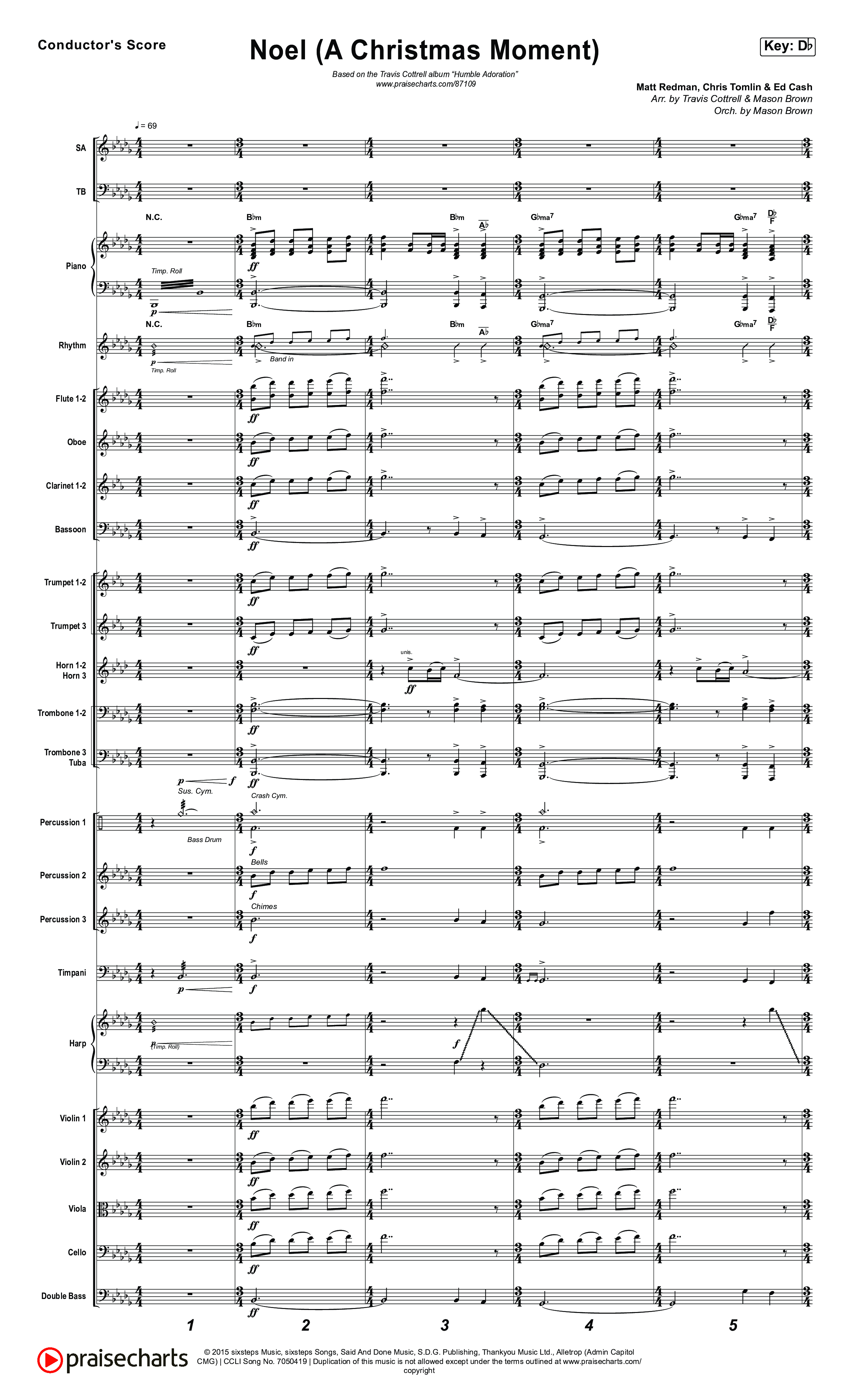 Humble Adoration (7 Song Choral Collection) Song 7 (Orchestration) (Travis Cottrell / Brooke Voland / Cheryl Stark / Skye Reedy / Arr. Mason Brown)