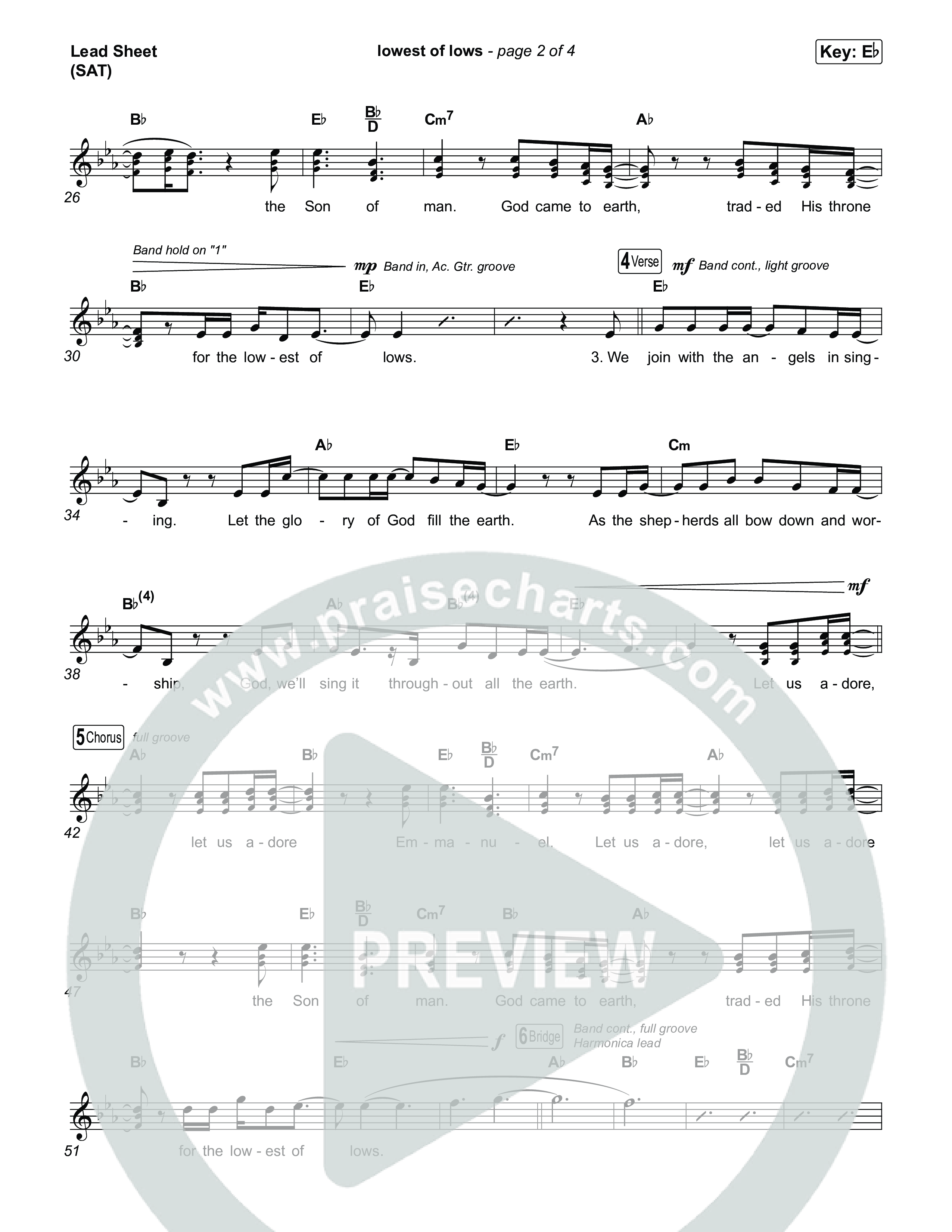 lowest of lows Lead Sheet (SAT) (Josiah Queen)