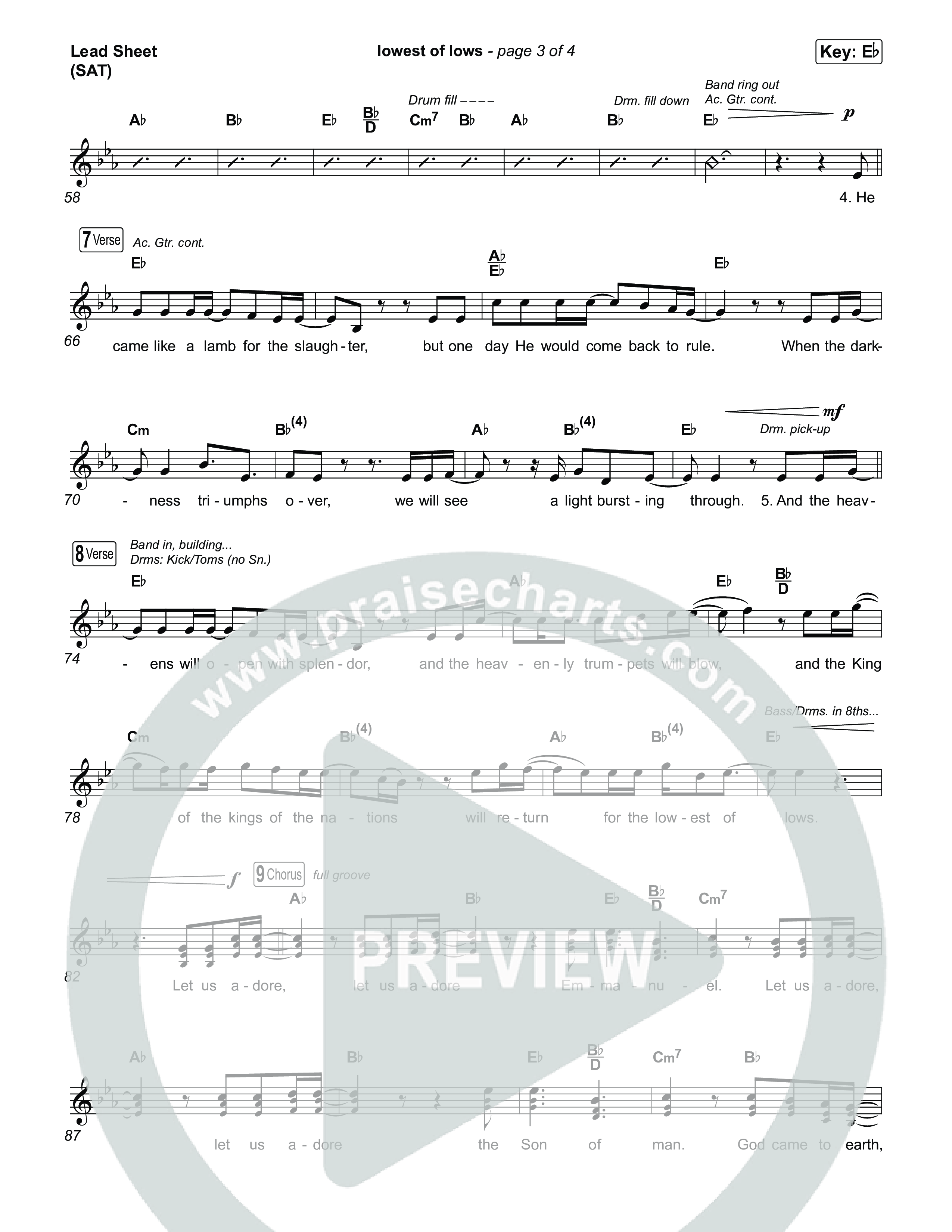 lowest of lows Lead Sheet (SAT) (Josiah Queen)