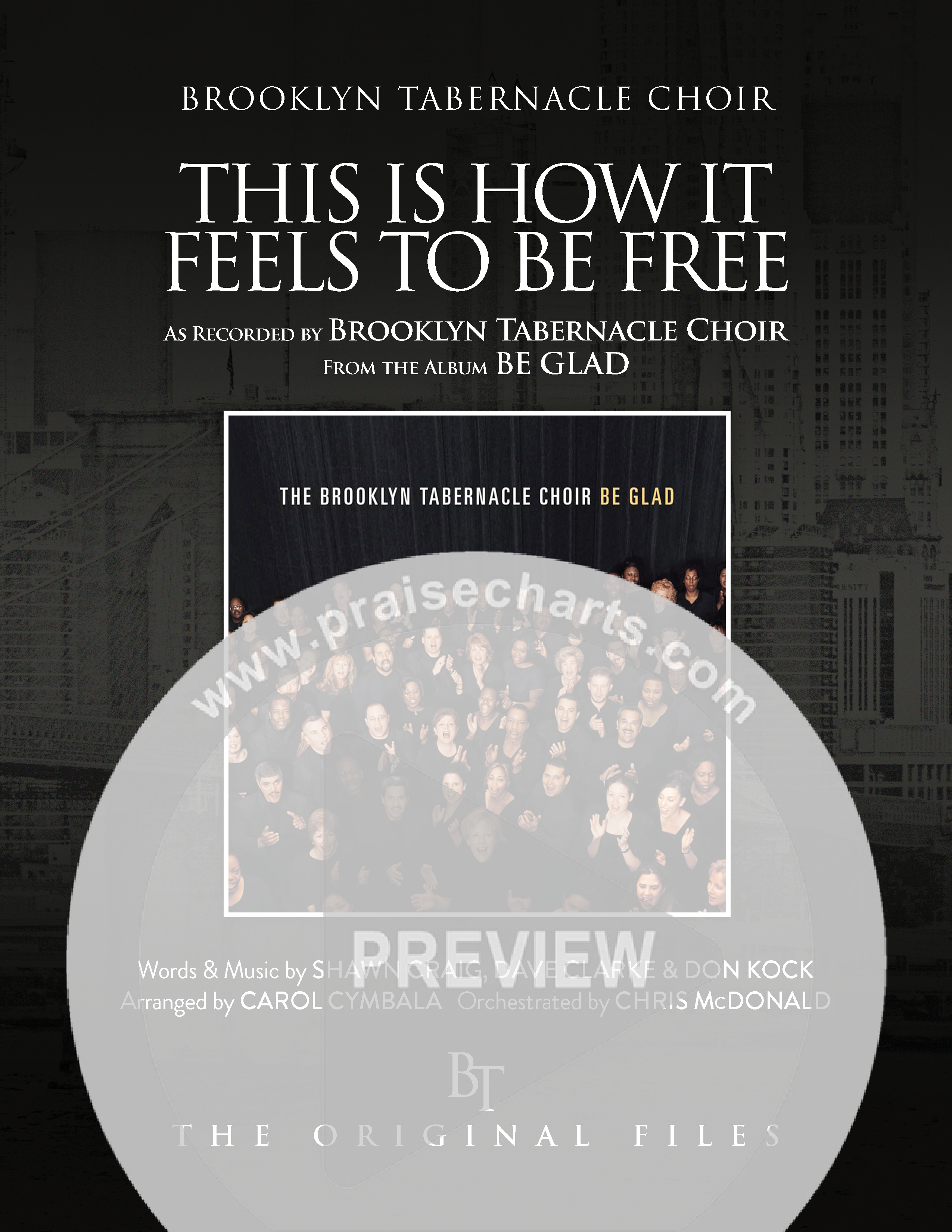 We Bless Your Name (Choral Anthem SATB) Octavo Cover Sheet (The Brooklyn Tabernacle Choir / Arr. Carol Cymbala / Orch. Lari Goss)