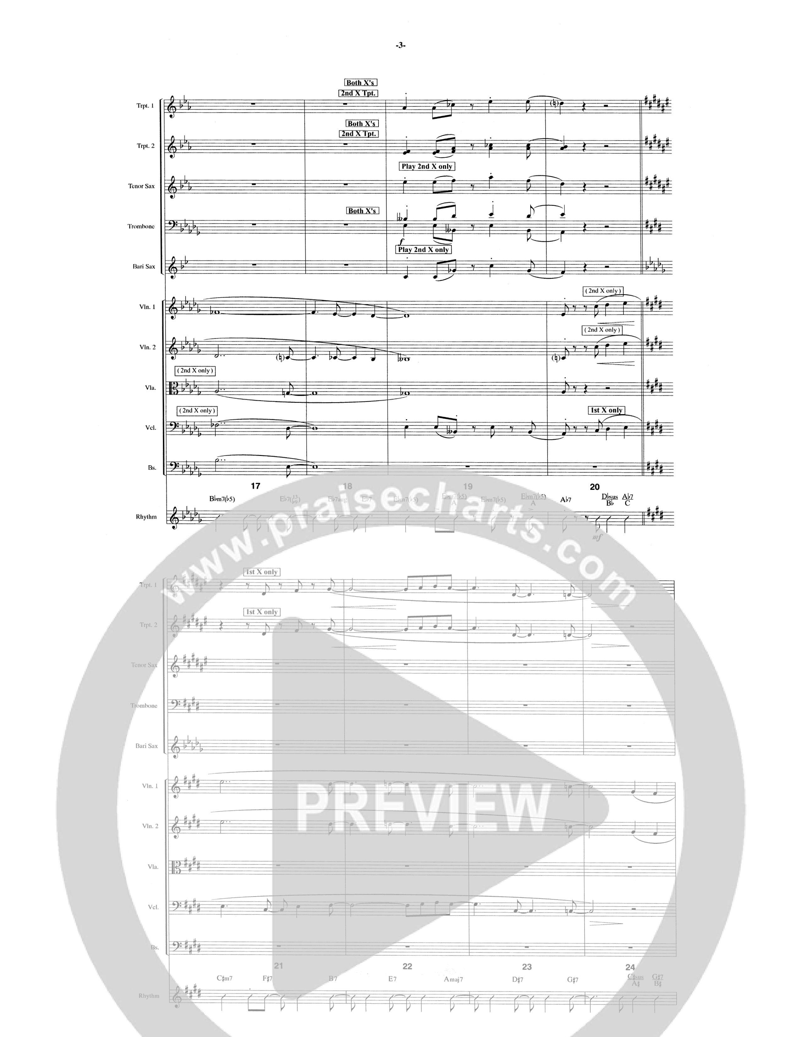 The Goodness Of The Lord (Choral Anthem SATB) Orchestration (The Brooklyn Tabernacle Choir / Arr. Carol Cymbala)
