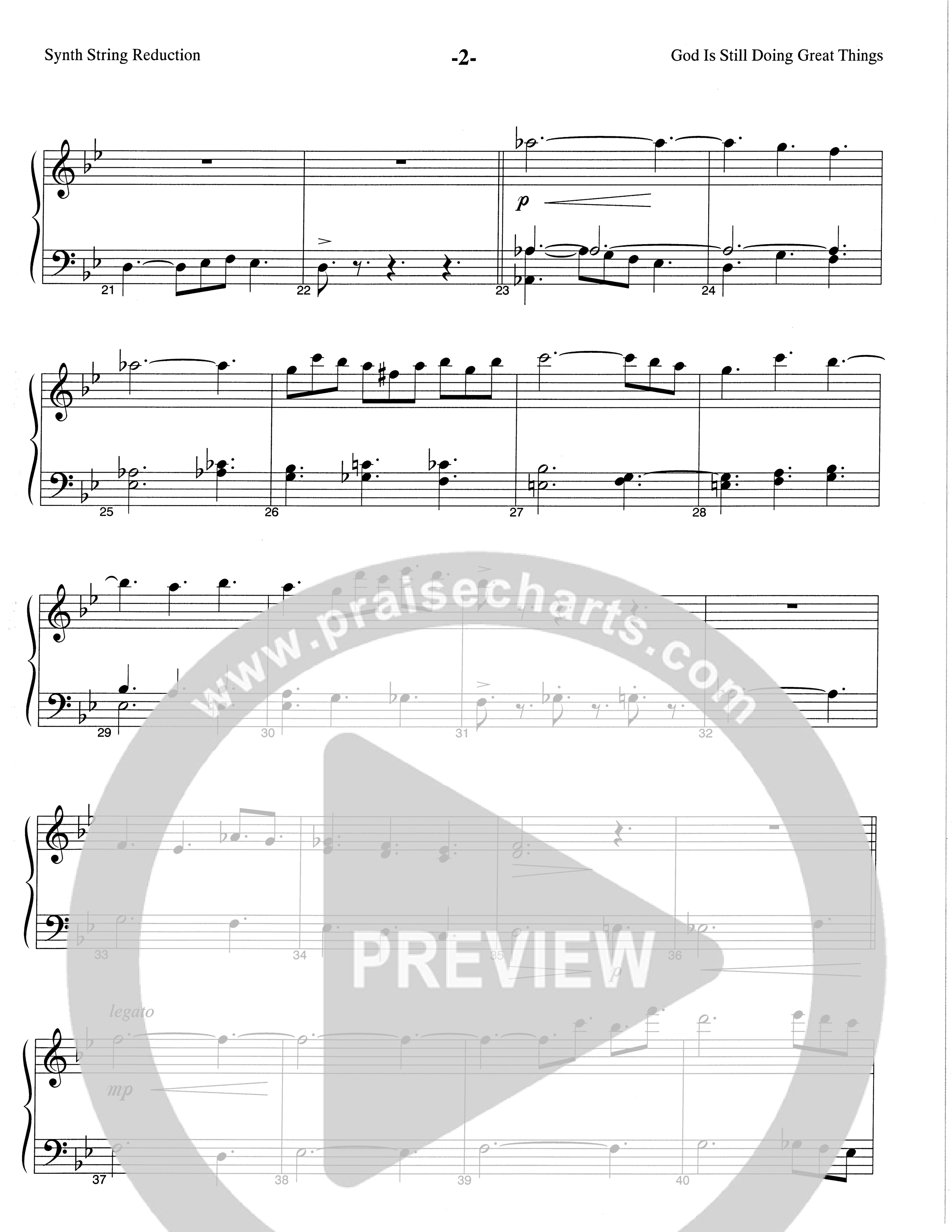 God Is Still Doing Great Things (Choral Anthem SATB) String Reduction (The Brooklyn Tabernacle Choir / Arr. Carol Cymbala / Orch. Lari Goss)