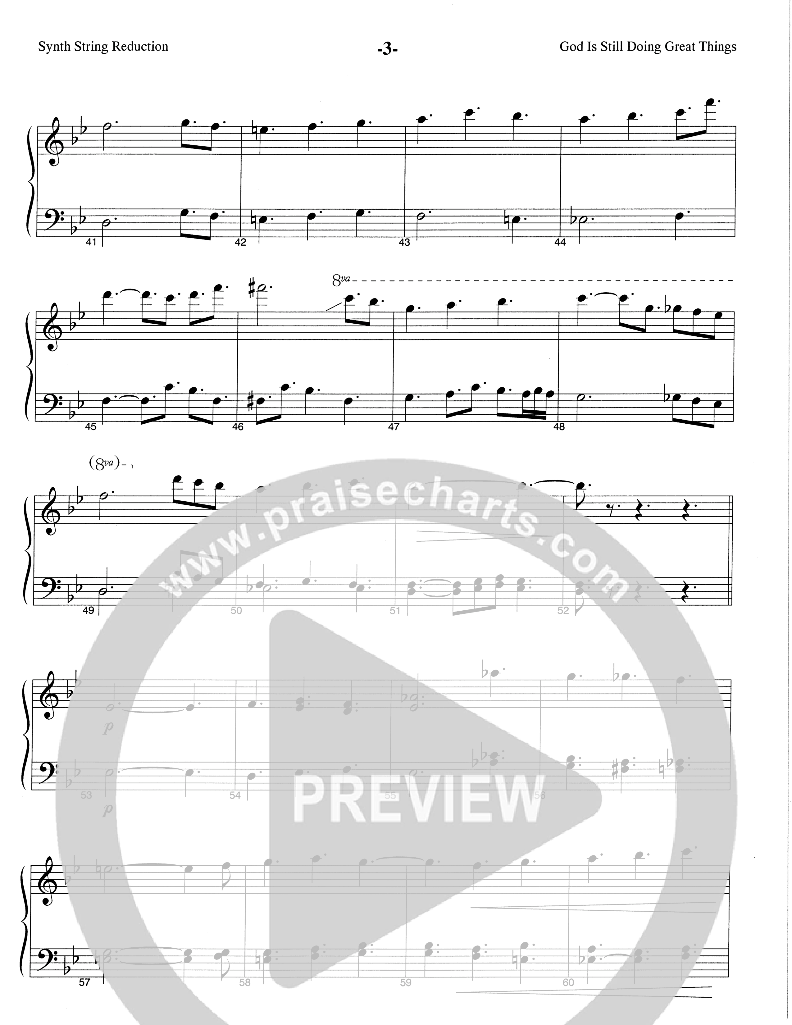 God Is Still Doing Great Things (Choral Anthem SATB) String Reduction (The Brooklyn Tabernacle Choir / Arr. Carol Cymbala / Orch. Lari Goss)