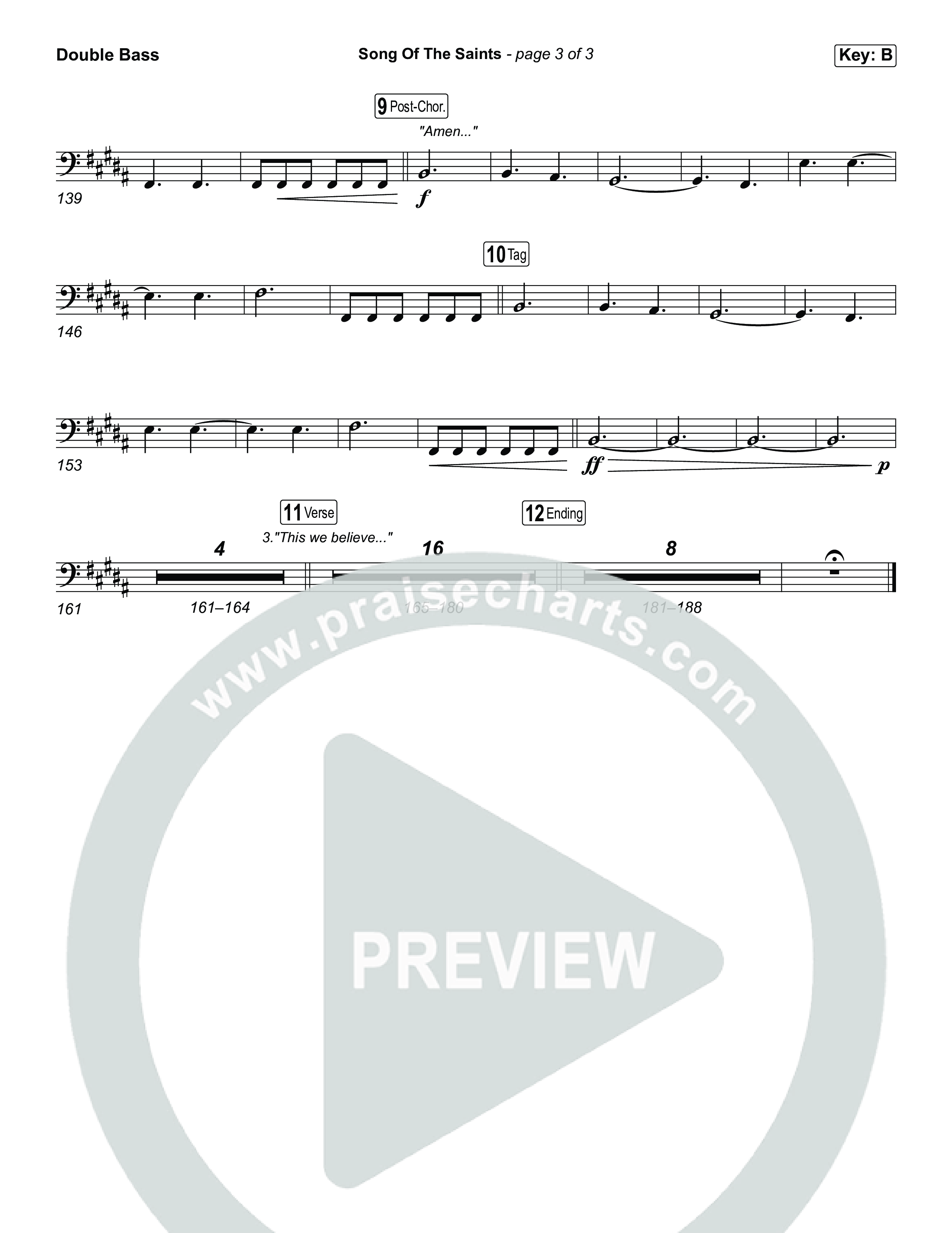 Song Of The Saints String Bass (Phil Wickham)